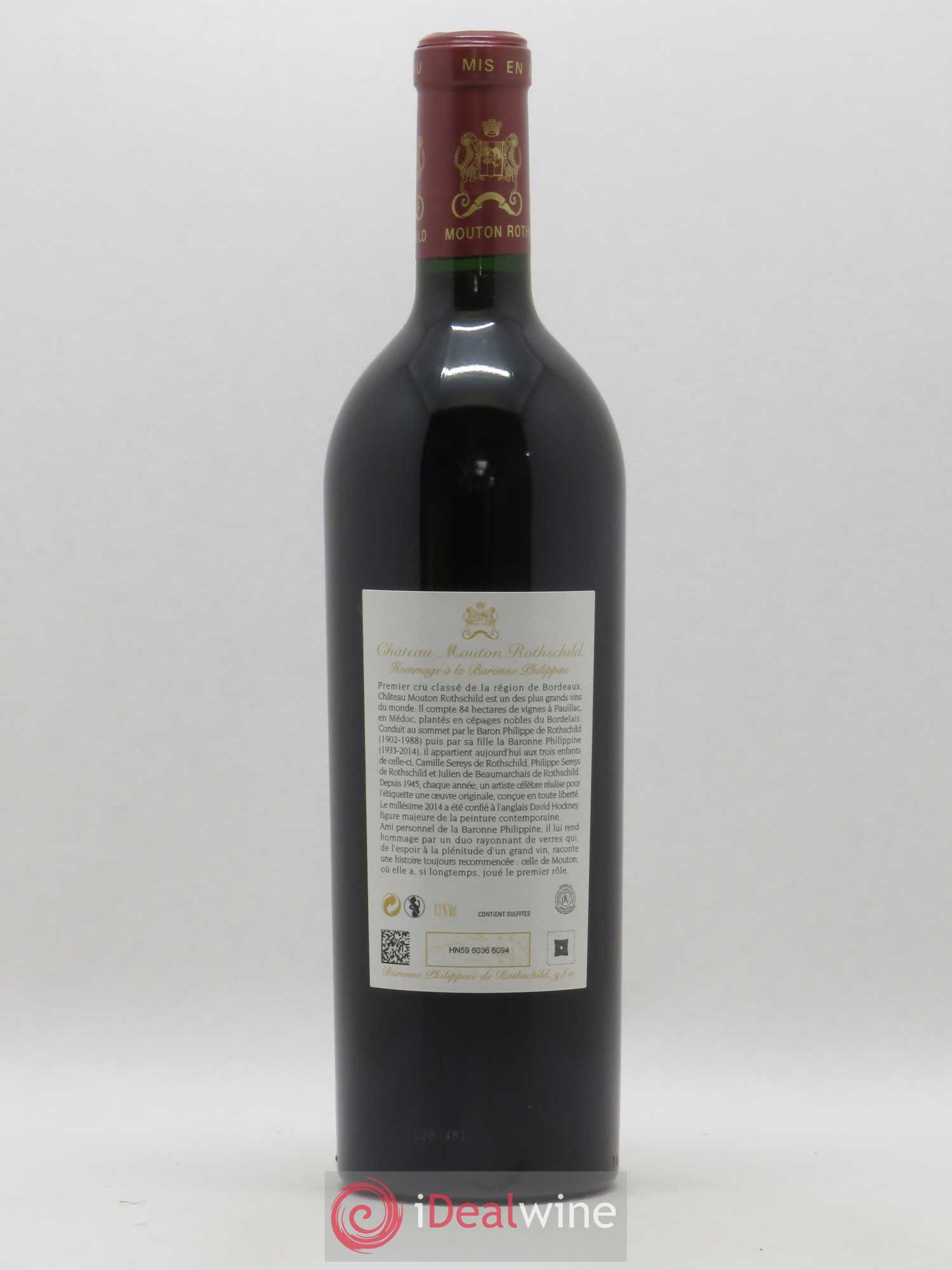 Château Mouton Rothschild 1er Grand Cru Classé 2014 - Lot of 1 bottle - 1
