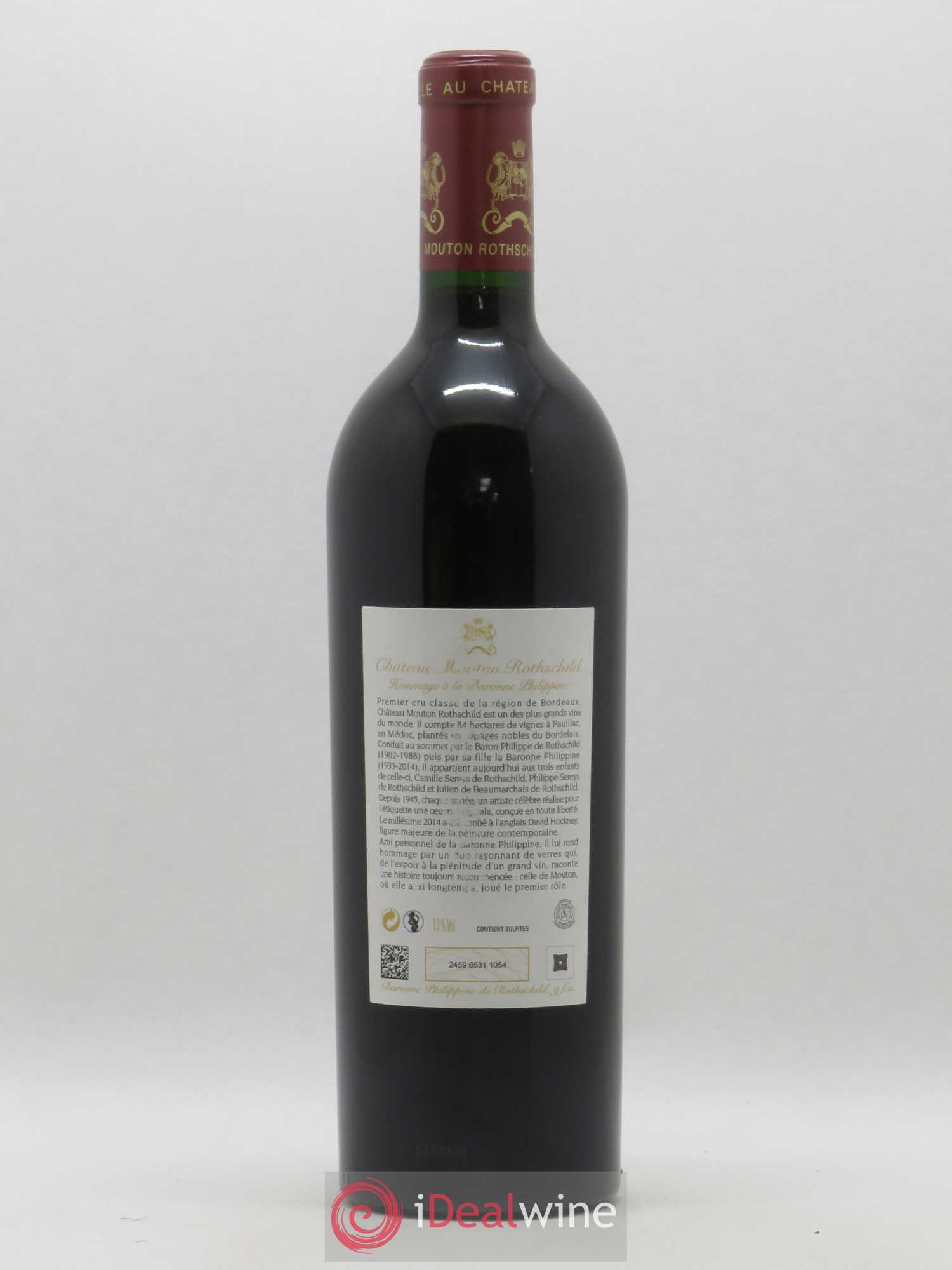 Château Mouton Rothschild 1er Grand Cru Classé 2014 - Lot de 1 bouteille - 1