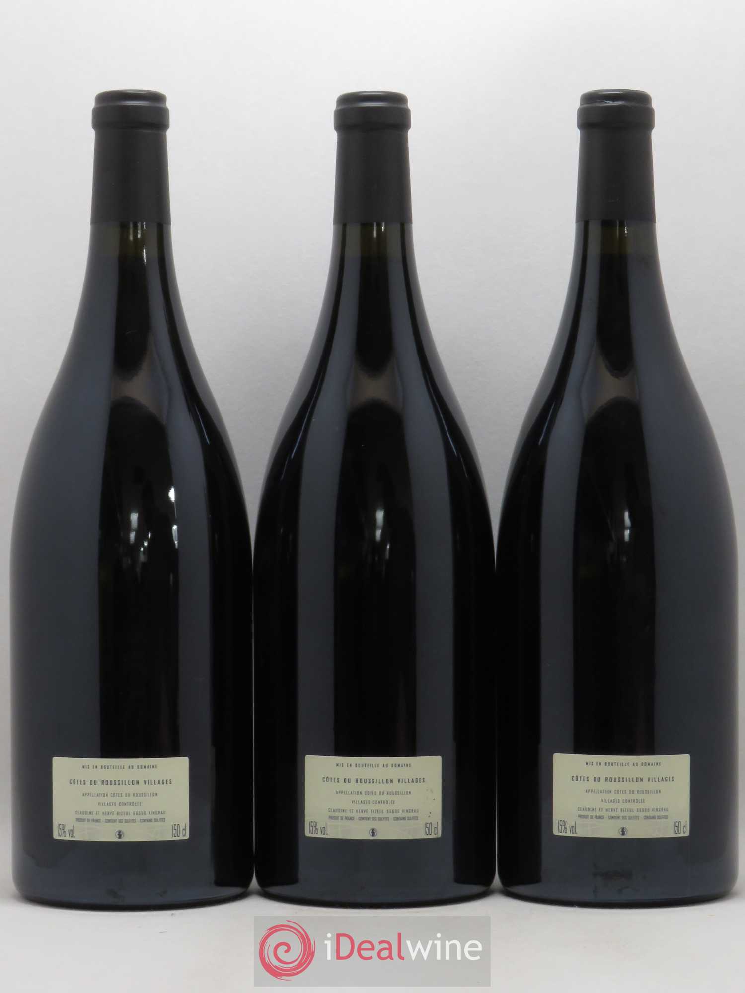Côtes du Roussillon Villages Clos des Fées La Petite Sibérie Hervé Bizeul 2015 - Lot de 3 magnums - 1