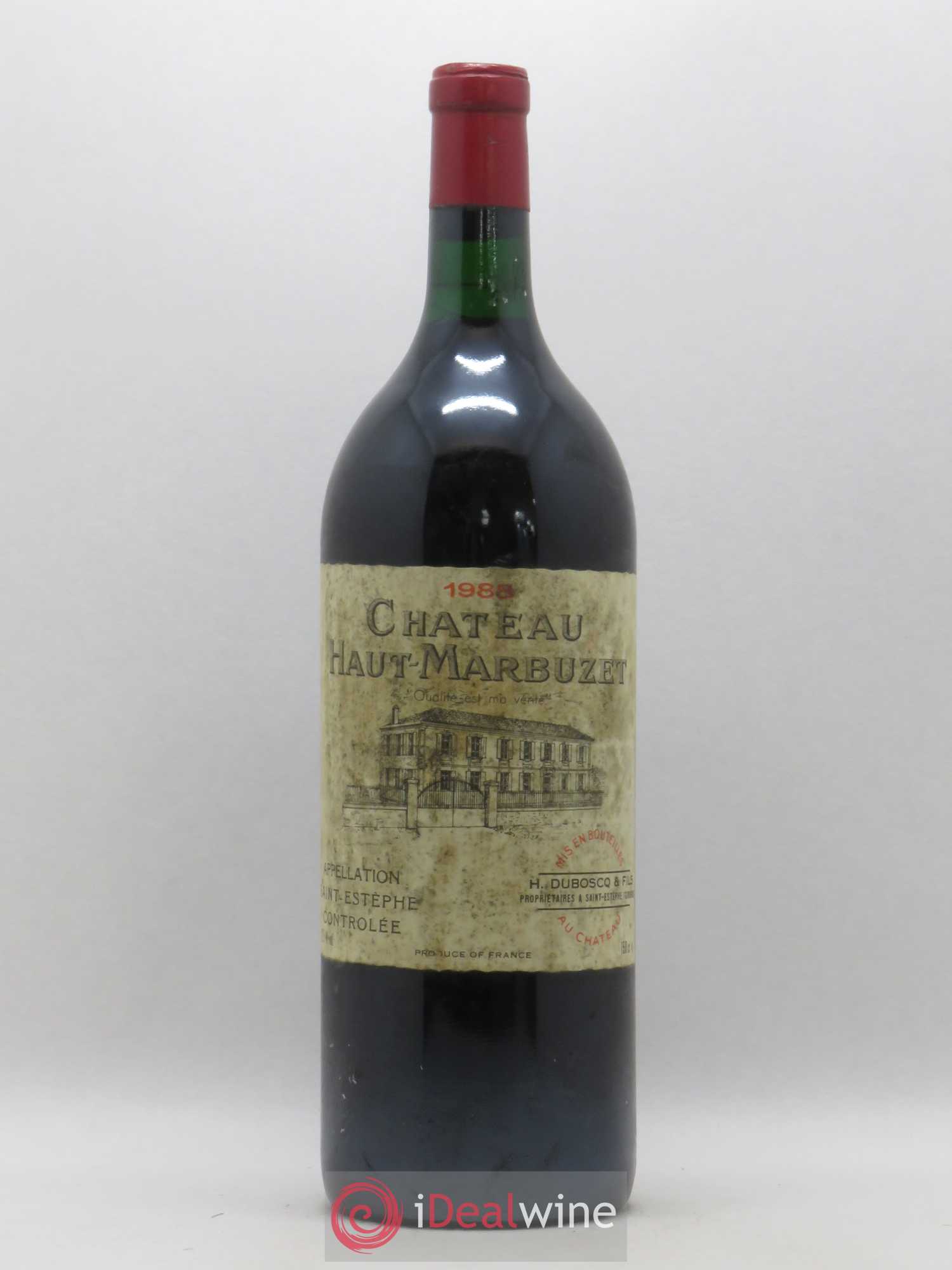 Château Haut Marbuzet 1988 - Lot de 1 magnum - 0