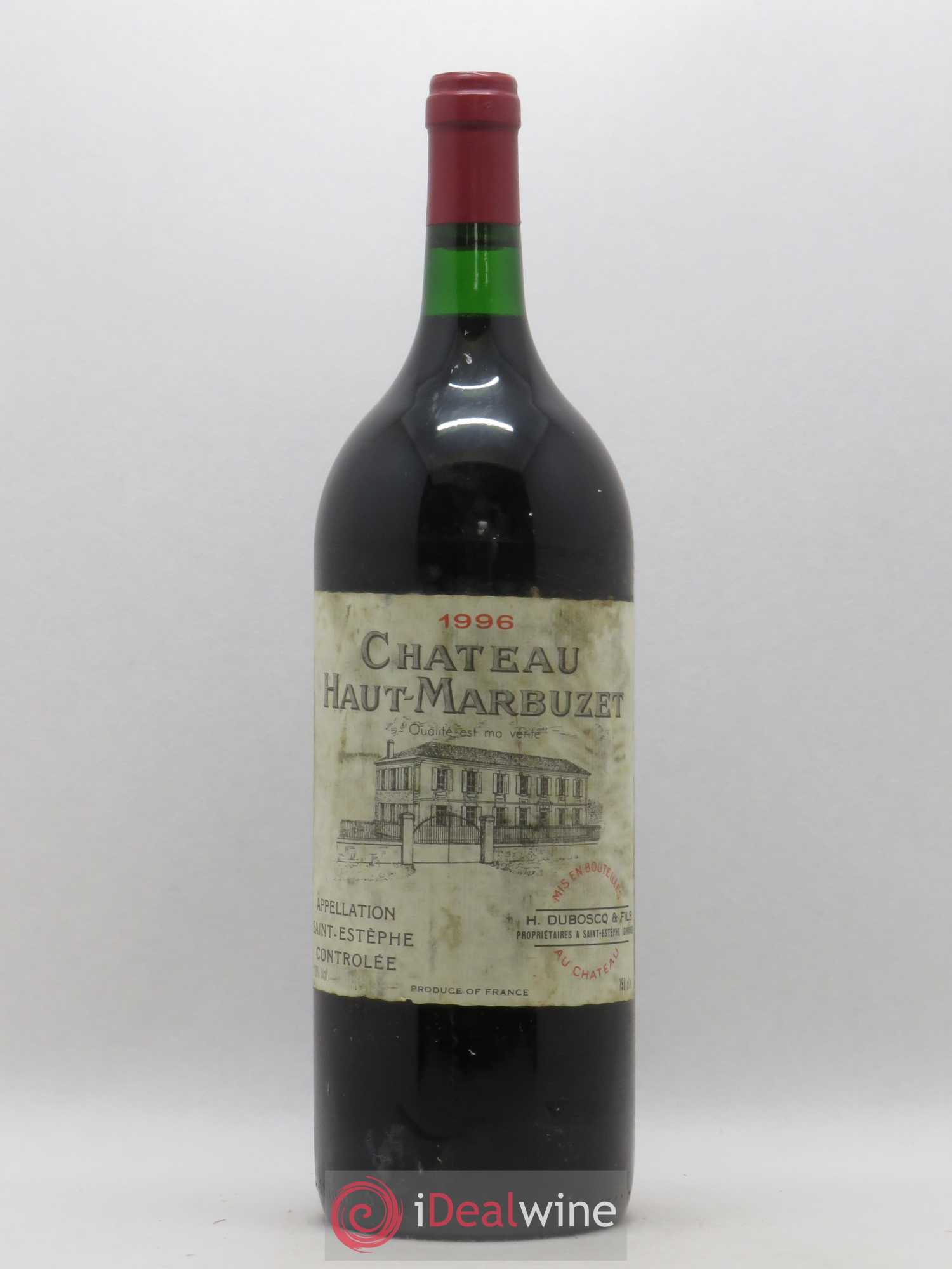 Château Haut Marbuzet 1996 - Lot de 1 magnum - 0