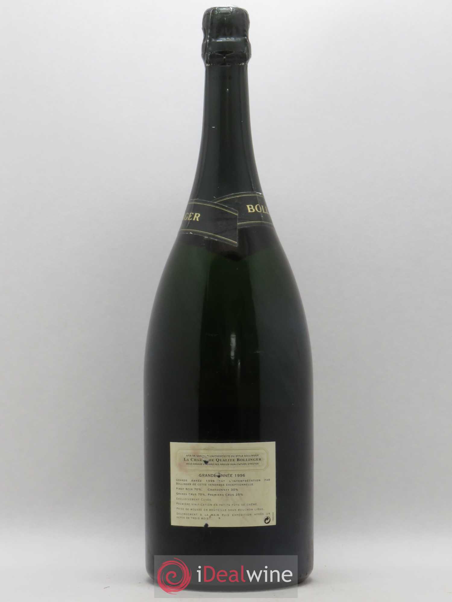 La Grande Année Brut Bollinger 1996 - Lot of 1 magnum - 1