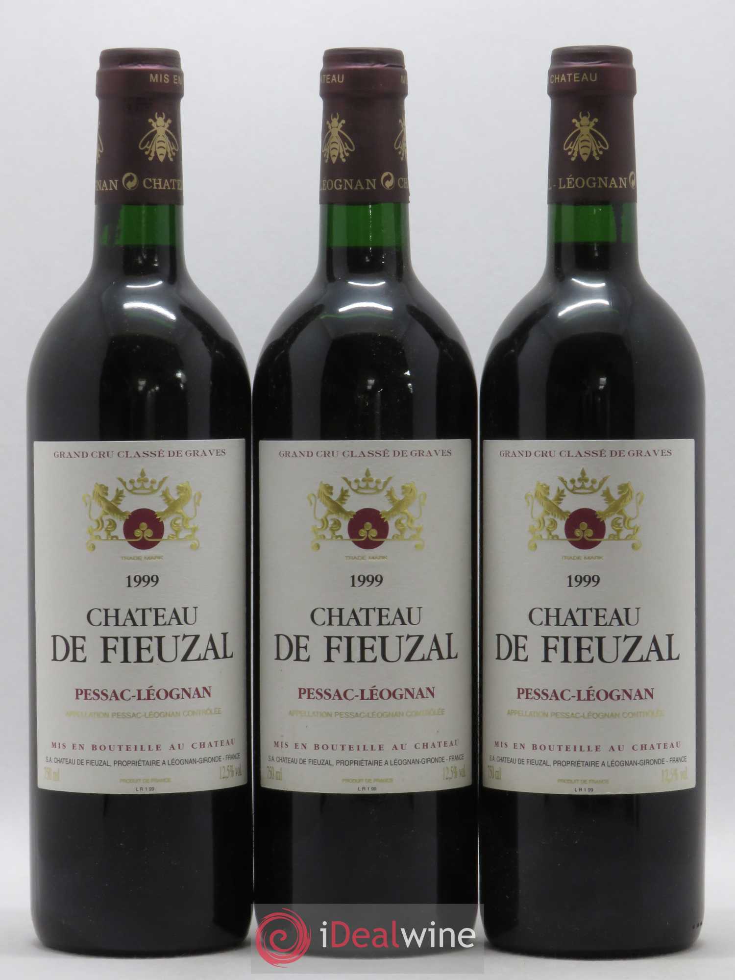 Château de Fieuzal Cru Classé de Graves 1999 - Lot de 6 bouteilles - 1