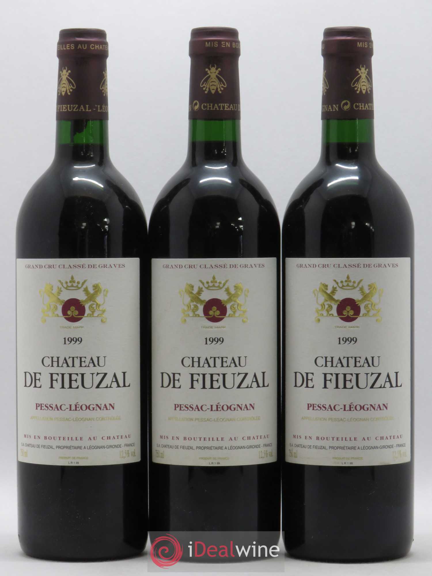 Château de Fieuzal Cru Classé de Graves 1999 - Lot de 6 bouteilles - 2