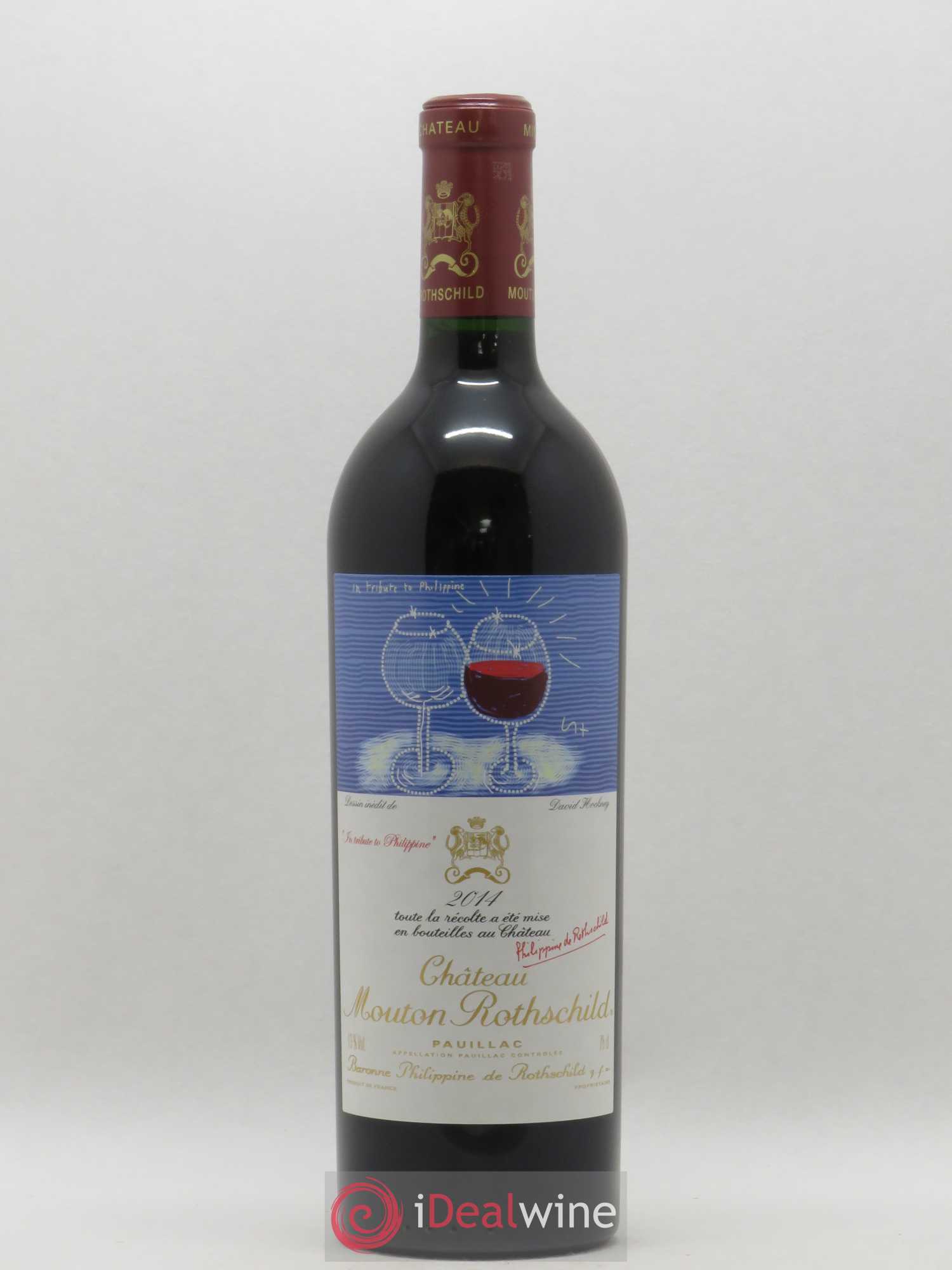 Château Mouton Rothschild 1er Grand Cru Classé 2014 - Lot de 1 bouteille - 0