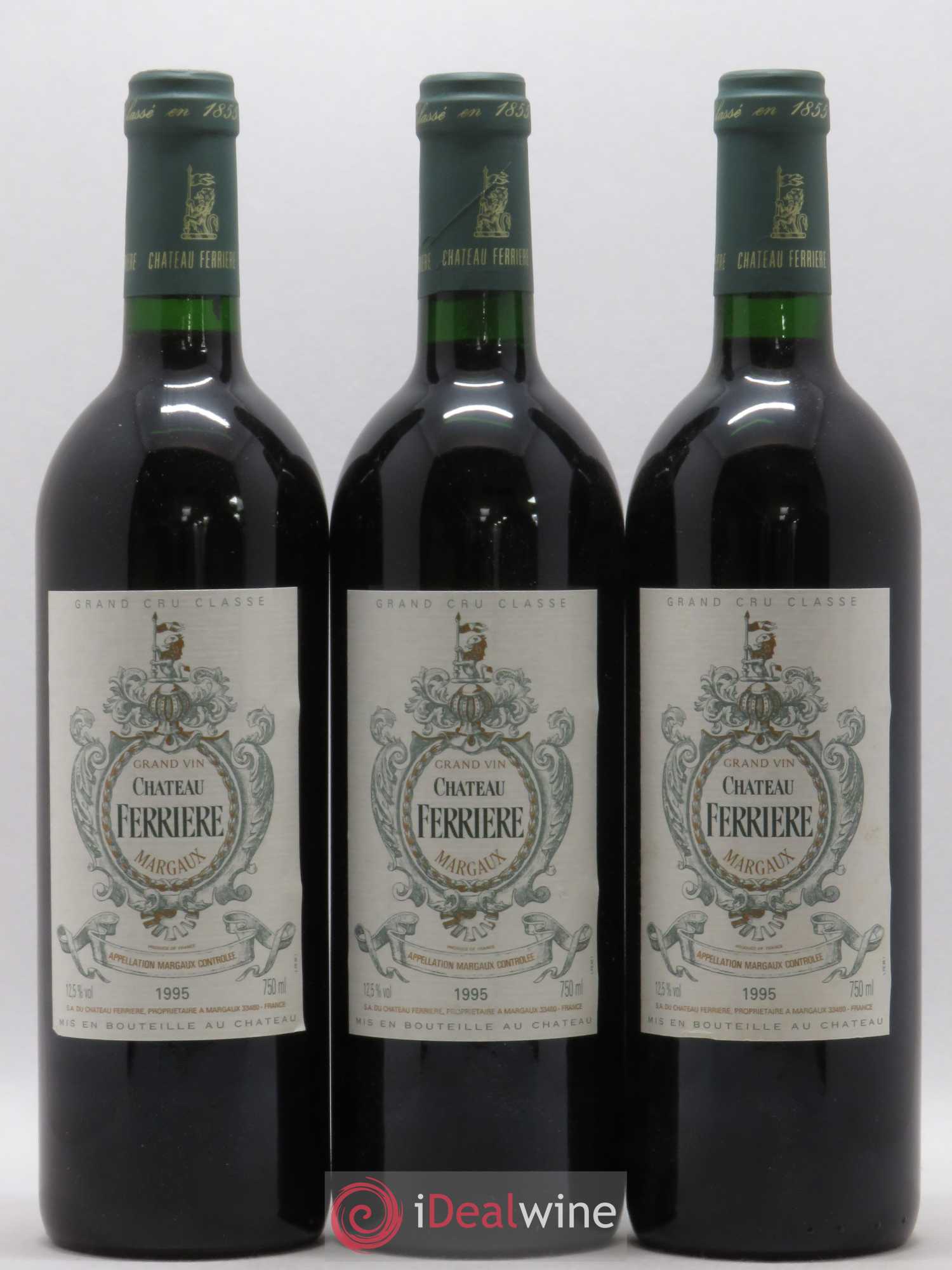 Château Ferrière 3ème Grand Cru Classé 1995 - Lot de 6 bouteilles - 2