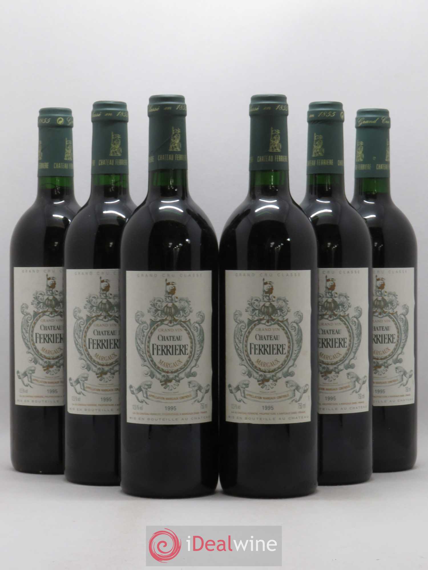 Château Ferrière 3ème Grand Cru Classé 1995 - Lot de 6 bouteilles - 0