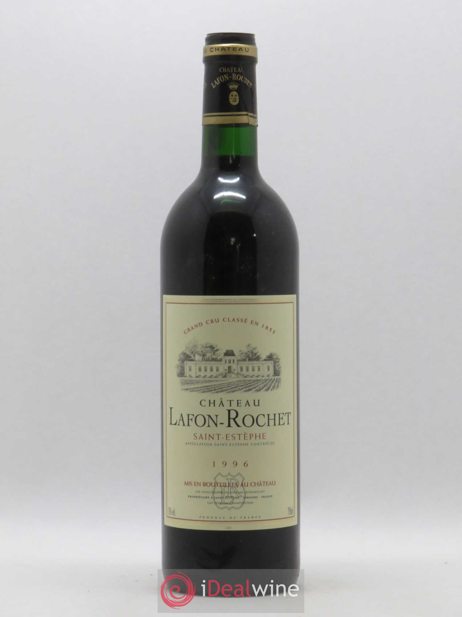 Château Lafon Rochet 4ème Grand Cru Classé 1996 - Lot de 1 bouteille - 0
