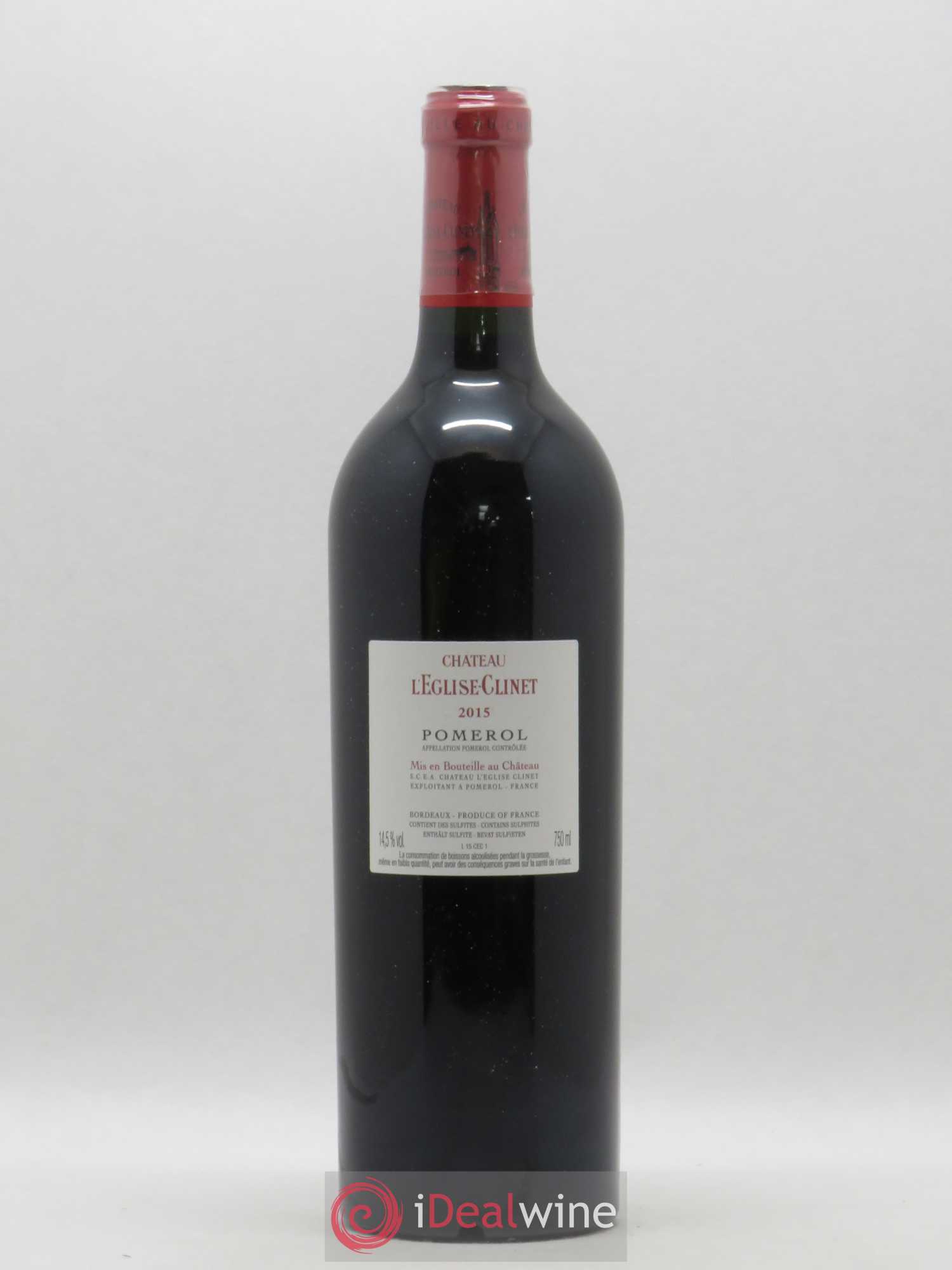 Château l' Église Clinet 2015 - Lot de 1 bouteille - 1