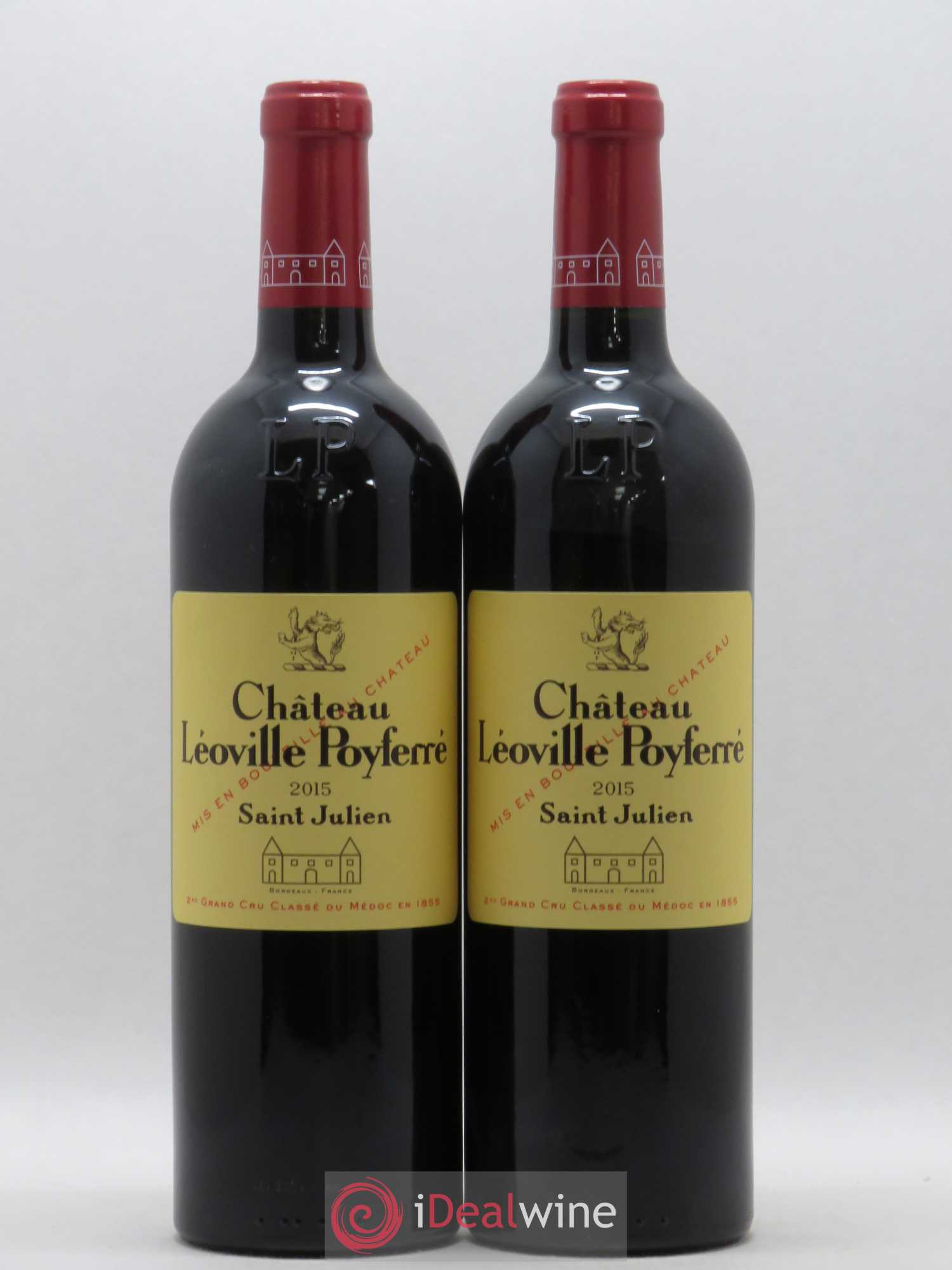 Château Léoville Poyferré 2ème Grand Cru Classé 2015 - Lot de 2 bouteilles - 0