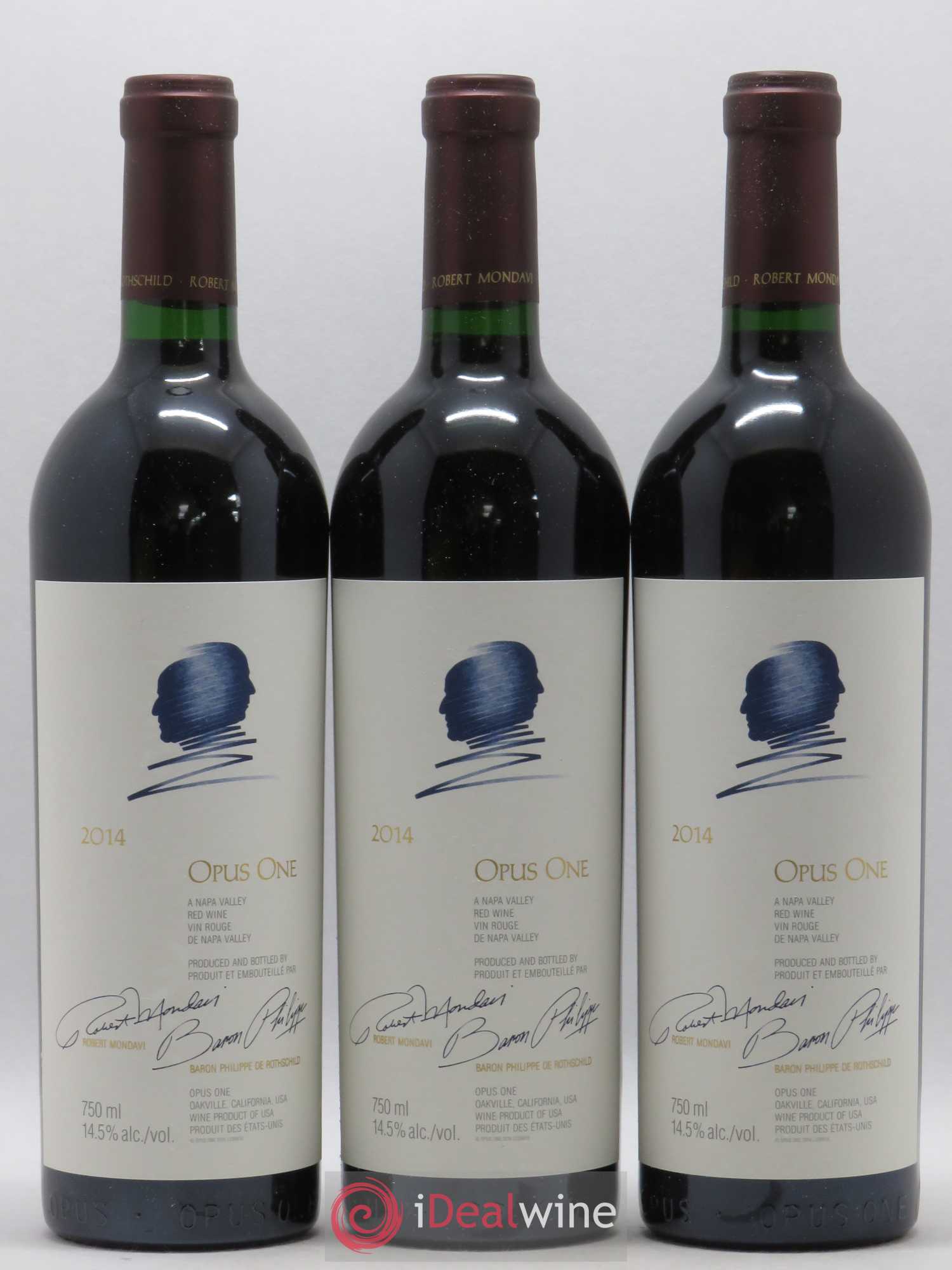 Napa Valley Opus One Robert Mondavi 2014 - Lot de 6 bouteilles - 1