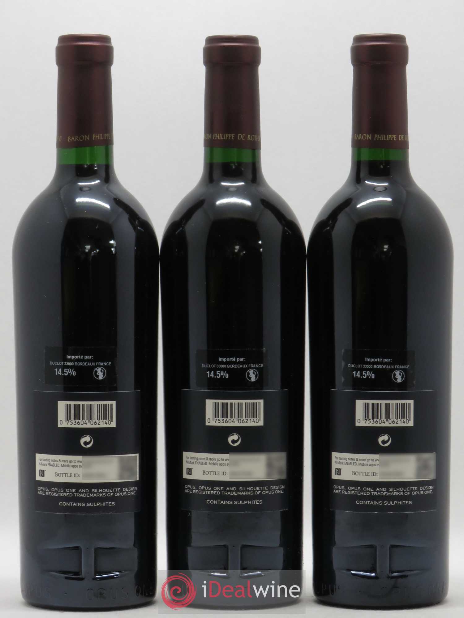 Napa Valley Opus One Robert Mondavi 2014 - Lot de 6 bouteilles - 2