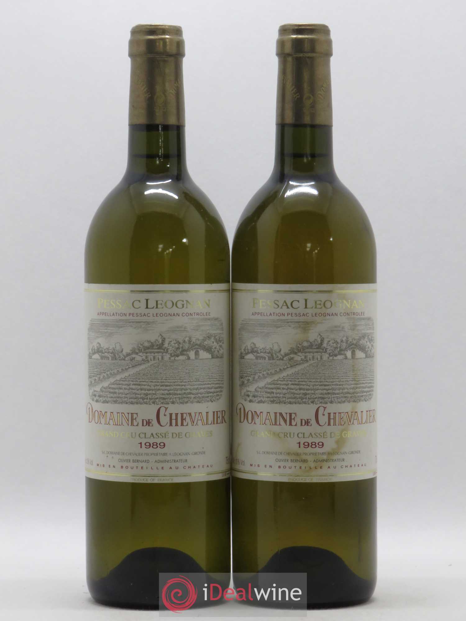 Domaine de Chevalier Cru Classé de Graves 1989 - Lot de 2 bouteilles - 0
