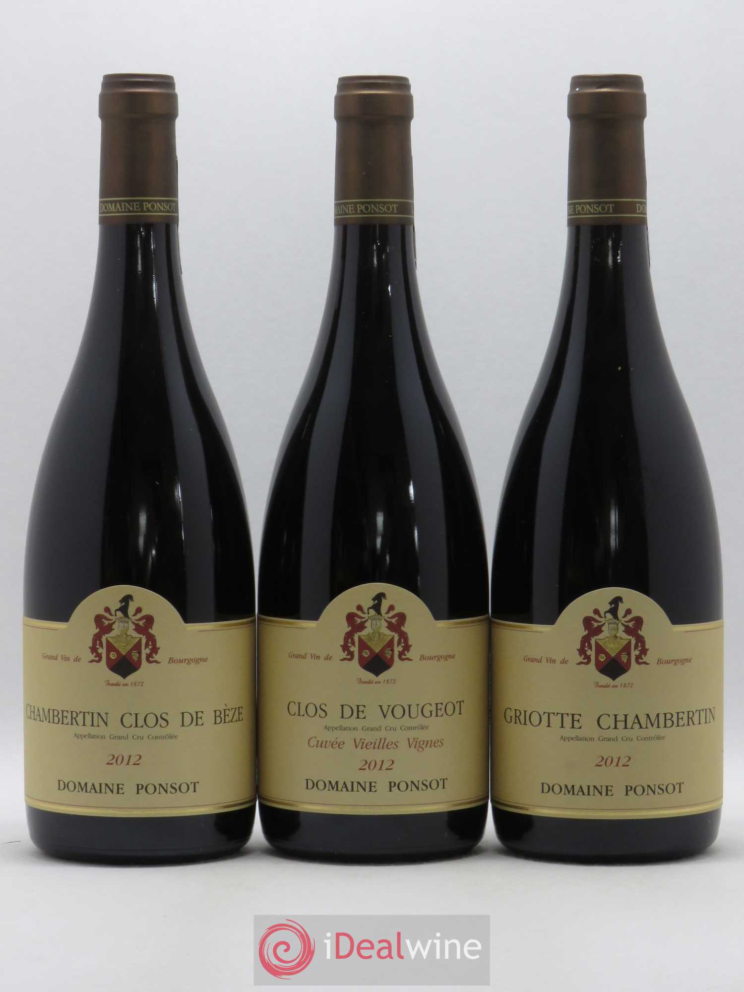 Assortiment Grands Crus Ponsot (Domaine) 2012 - Lot de 1 bouteille - 2