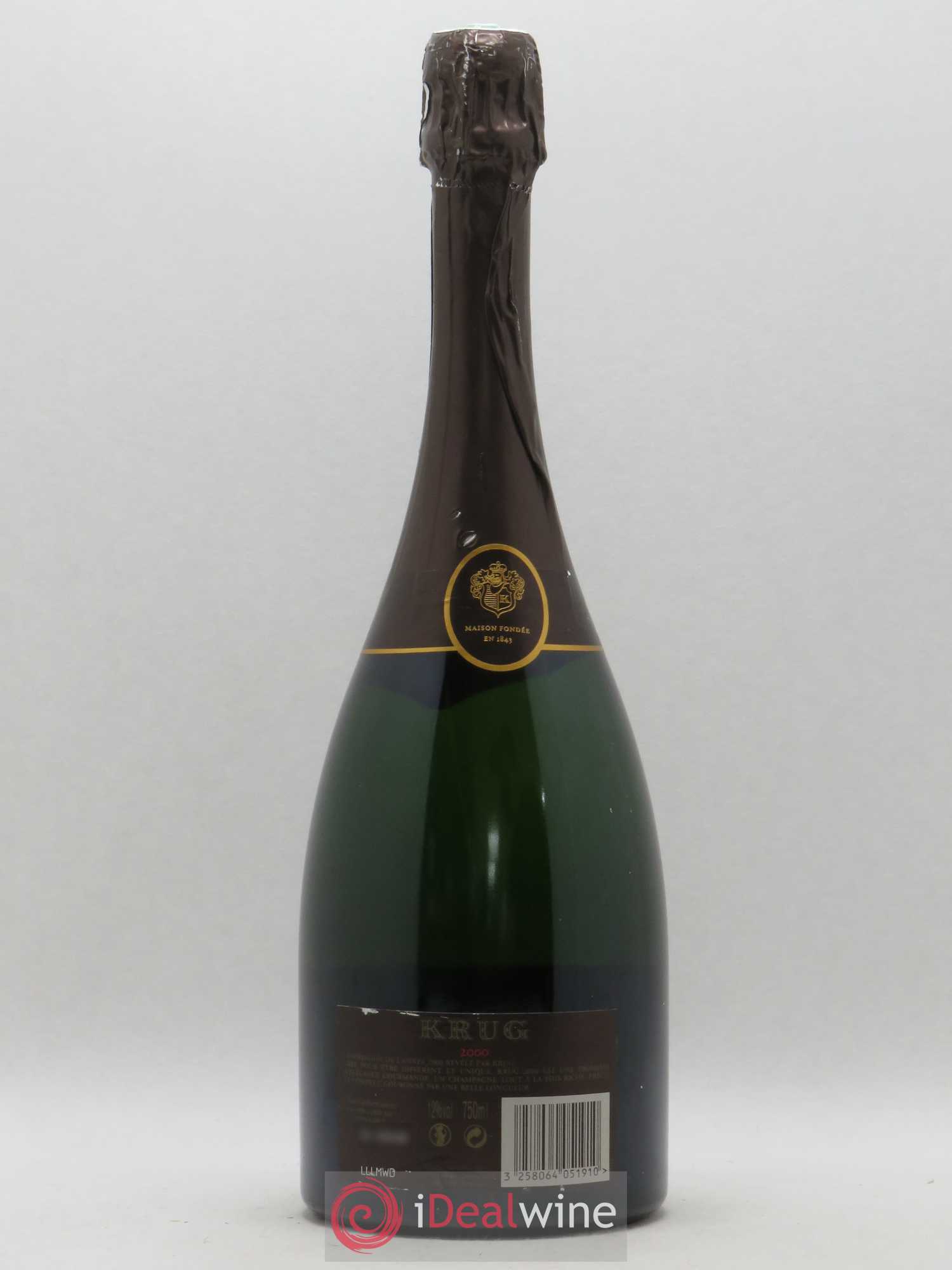 Vintage Krug 2000 - Lot de 1 bouteille - 1