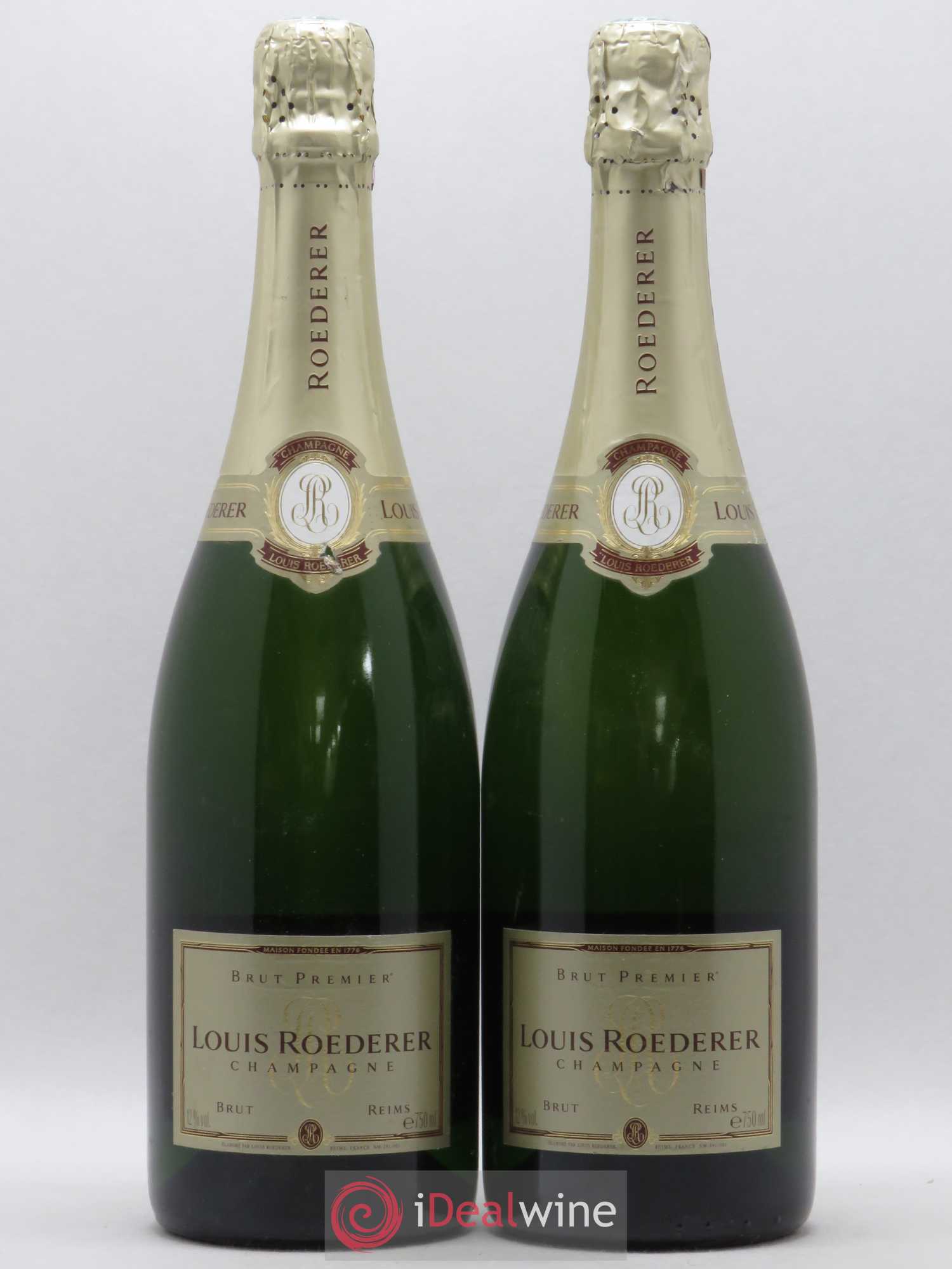 Millésimé Brut Louis Roederer - Lot de 2 bouteilles - 0
