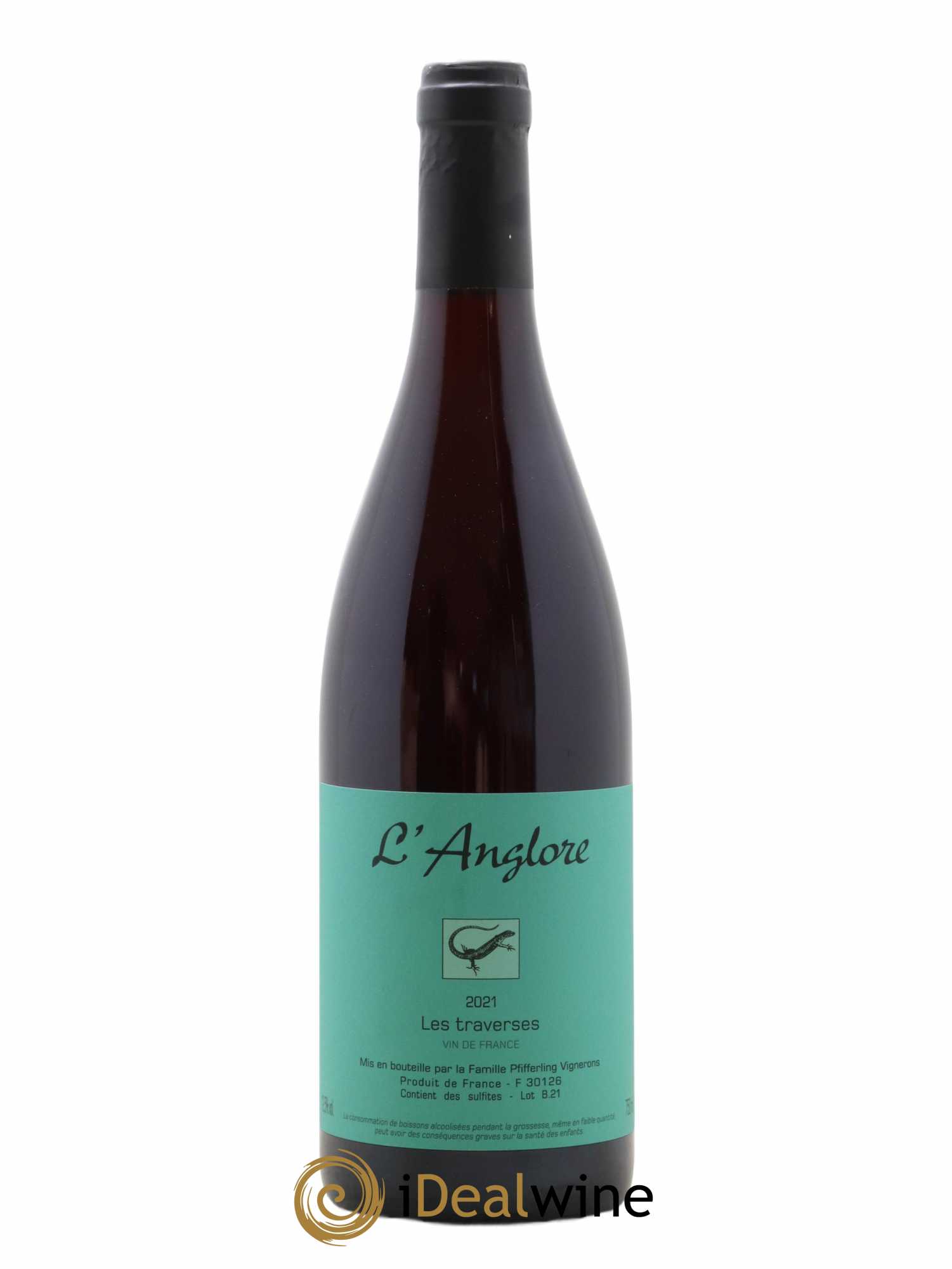 Vin de France Les Traverses L'Anglore (sans prix de réserve) (sans prix de réserve) 2021 - Lot de 1 bouteille - 0