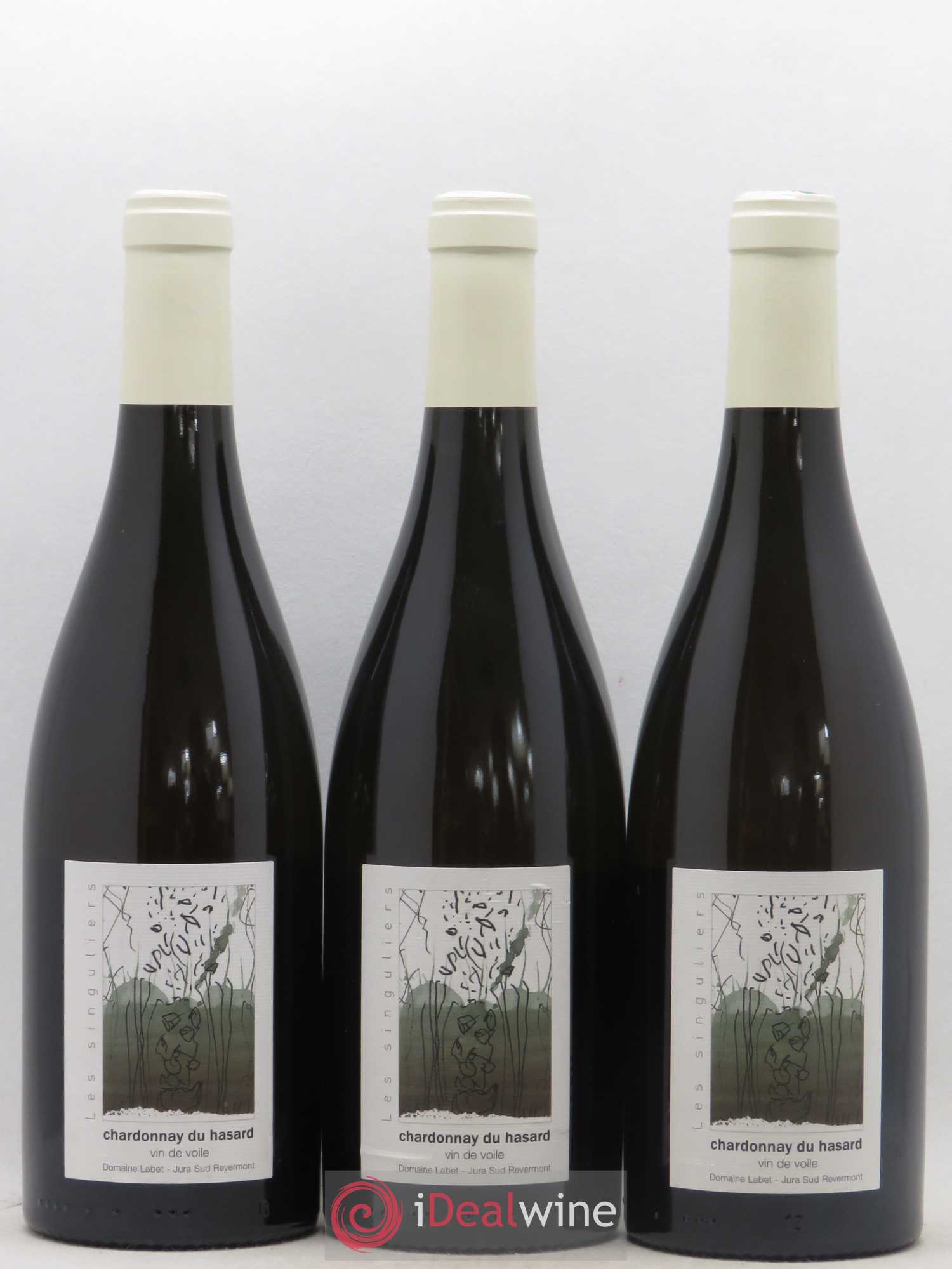 Côtes du Jura Vin de voile Chardonnay du Hasard Romain - Julien - Charline Labet 2015 - Lot de 3 bouteilles - 0