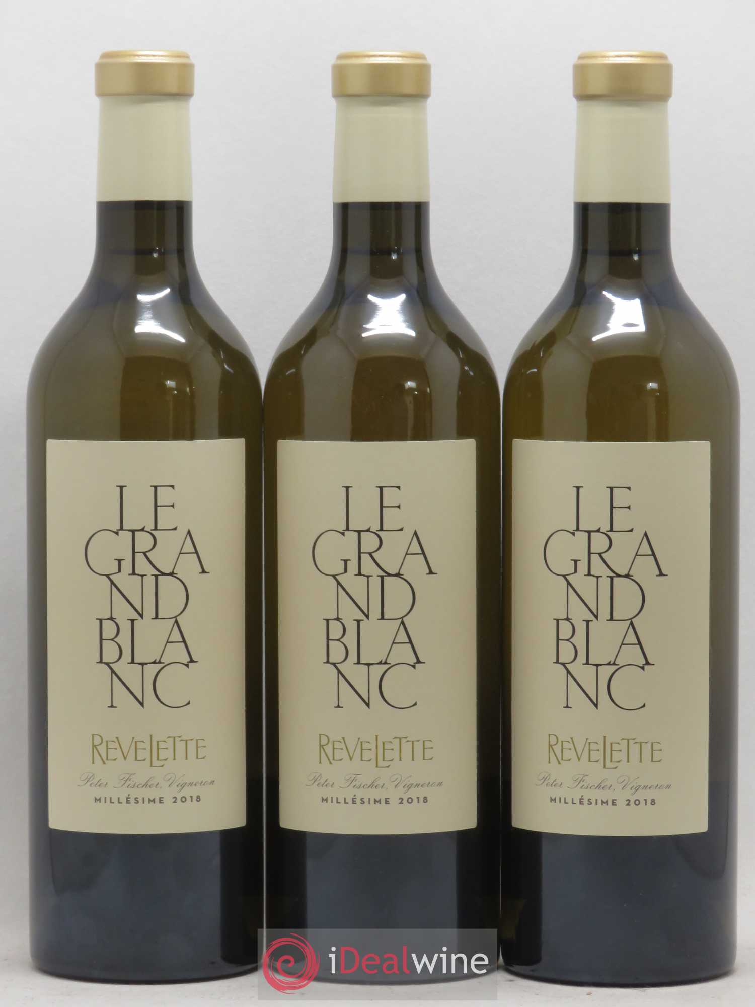 Méditerranée Château Revelette Le Grand Blanc Sandra & Peter Fischer 2018 - Lot de 6 bouteilles - 1