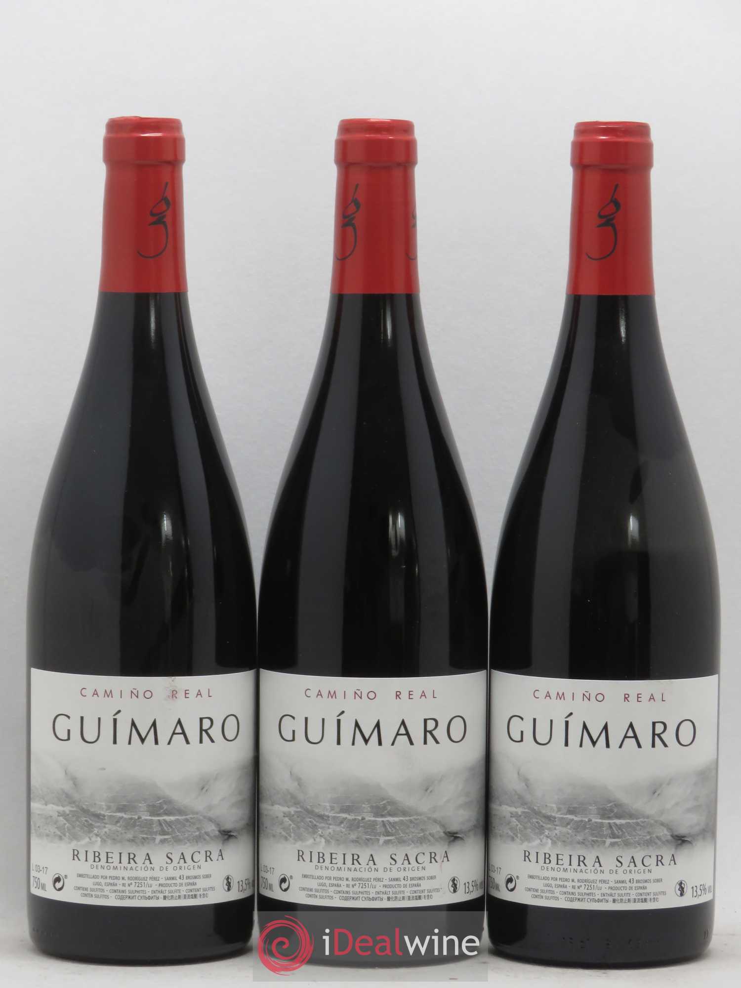 Espagne Ribeira Sacra Camino Real Guimaro 2017 - Lot de 6 bouteilles - 2