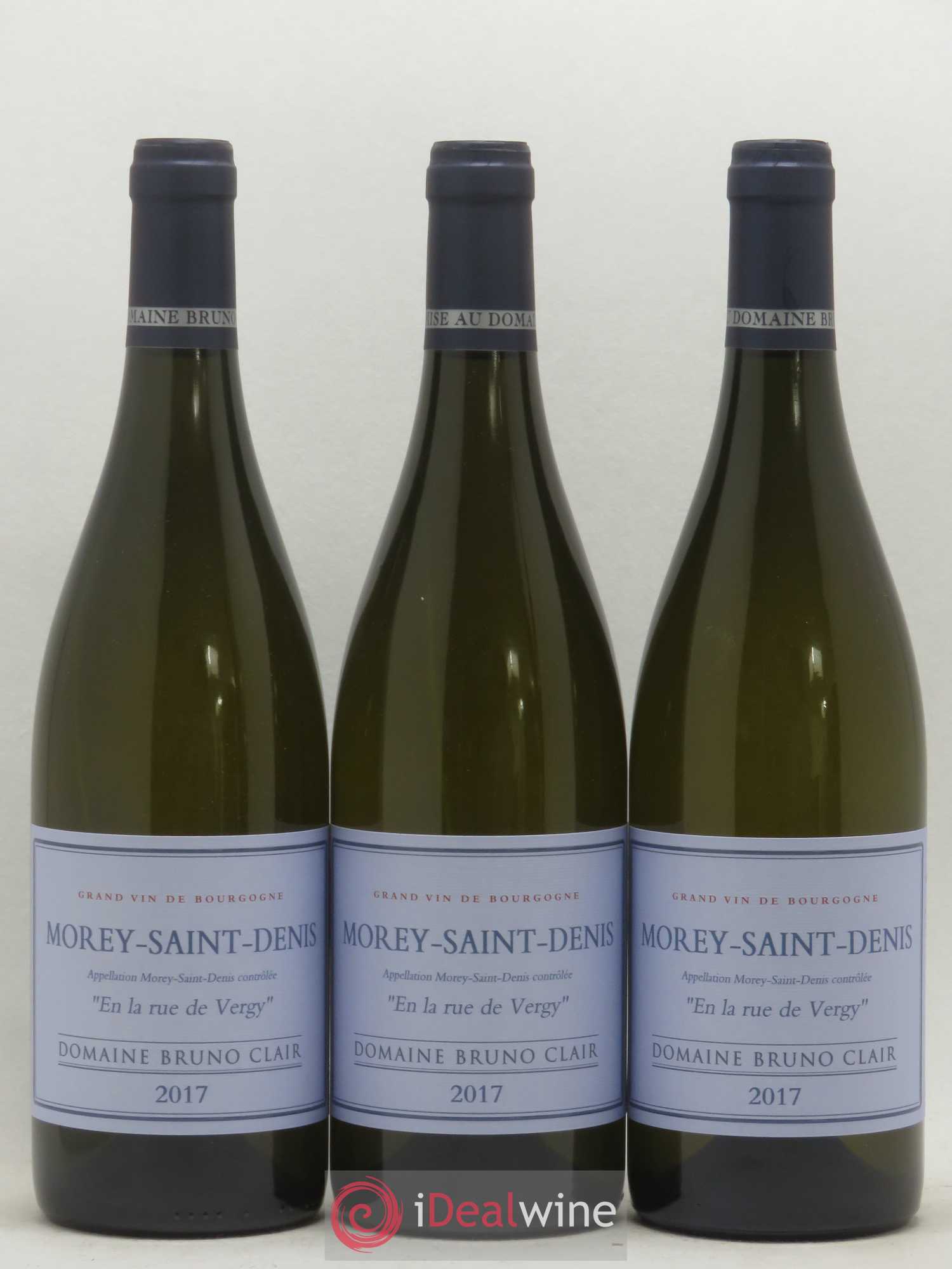 Morey-Saint-Denis En la Rue de Vergy Bruno Clair (Domaine) 2017 - Lot de 3 bouteilles - 0