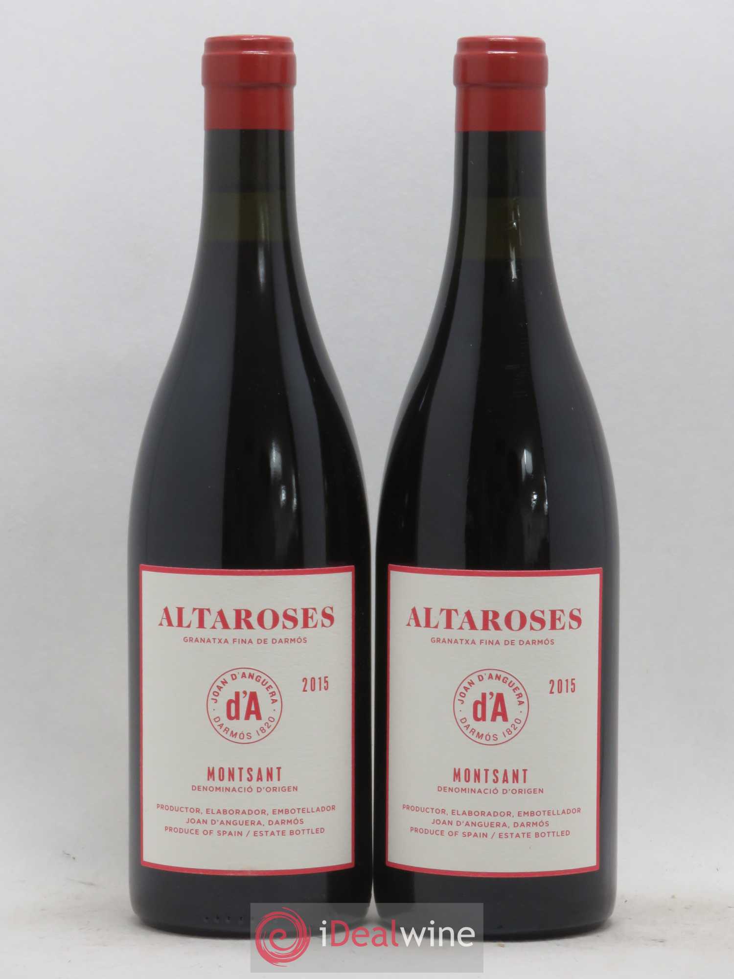 Montsant DO Altaroses Garnatxa Joan D'Anguera 2015 - Posten von 2 Flaschen - 0
