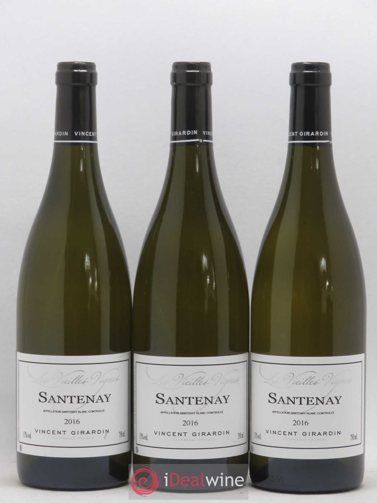 Santenay Vieilles Vignes Vincent Girardin 2016 - Lot de 3 bouteilles - 0
