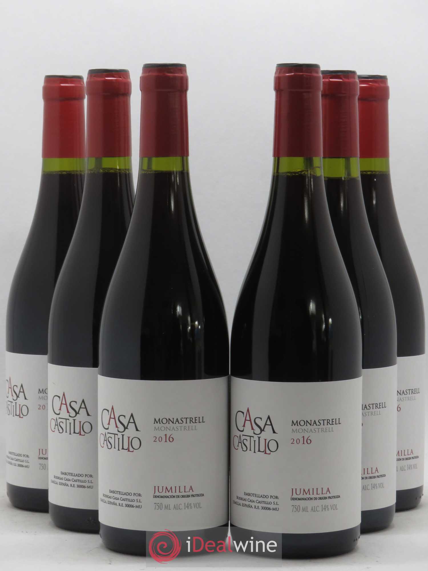 Jumilla Monastrell Casa Castillo 2016 - Lot de 6 bouteilles - 0