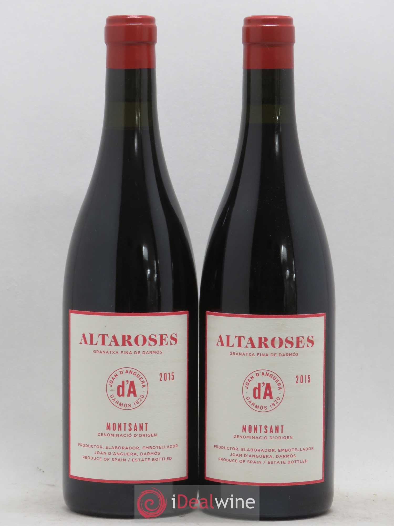 Montsant DO Altaroses Garnatxa Joan D'Anguera 2015 - Posten von 2 Flaschen - 0