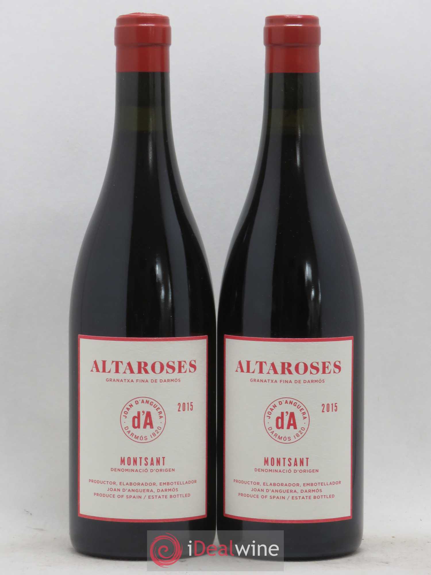 Montsant DO Altaroses Garnatxa Joan D'Anguera 2015 - Posten von 2 Flaschen - 0