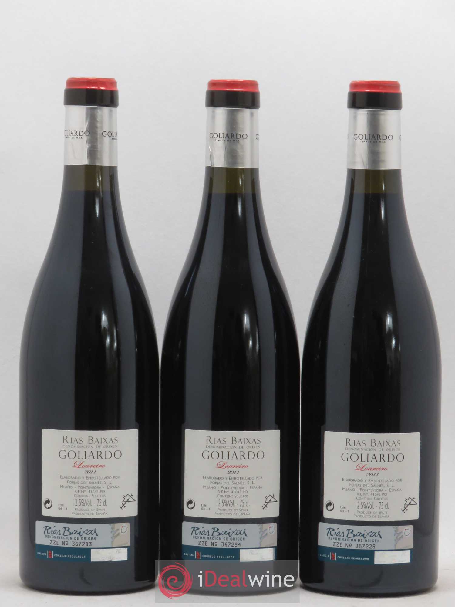 Espagne Rias Baixas Forjas Del Salnes Goliardo Loureiro 2011 - Posten von 3 Flaschen - 1