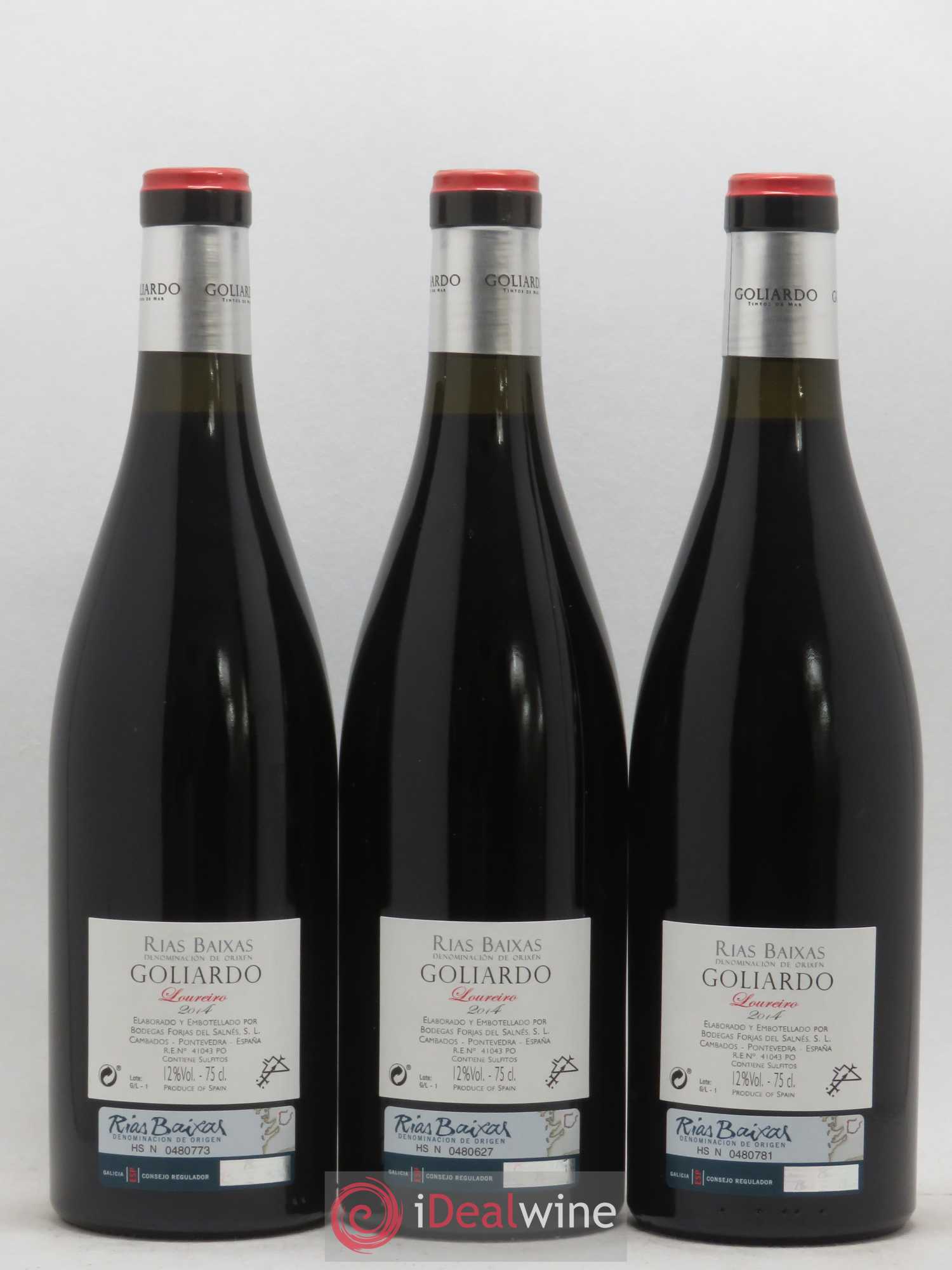 Espagne Rias Baixas Forjas Del Salnes Goliardo Loureiro 2014 - Posten von 3 Flaschen - 1
