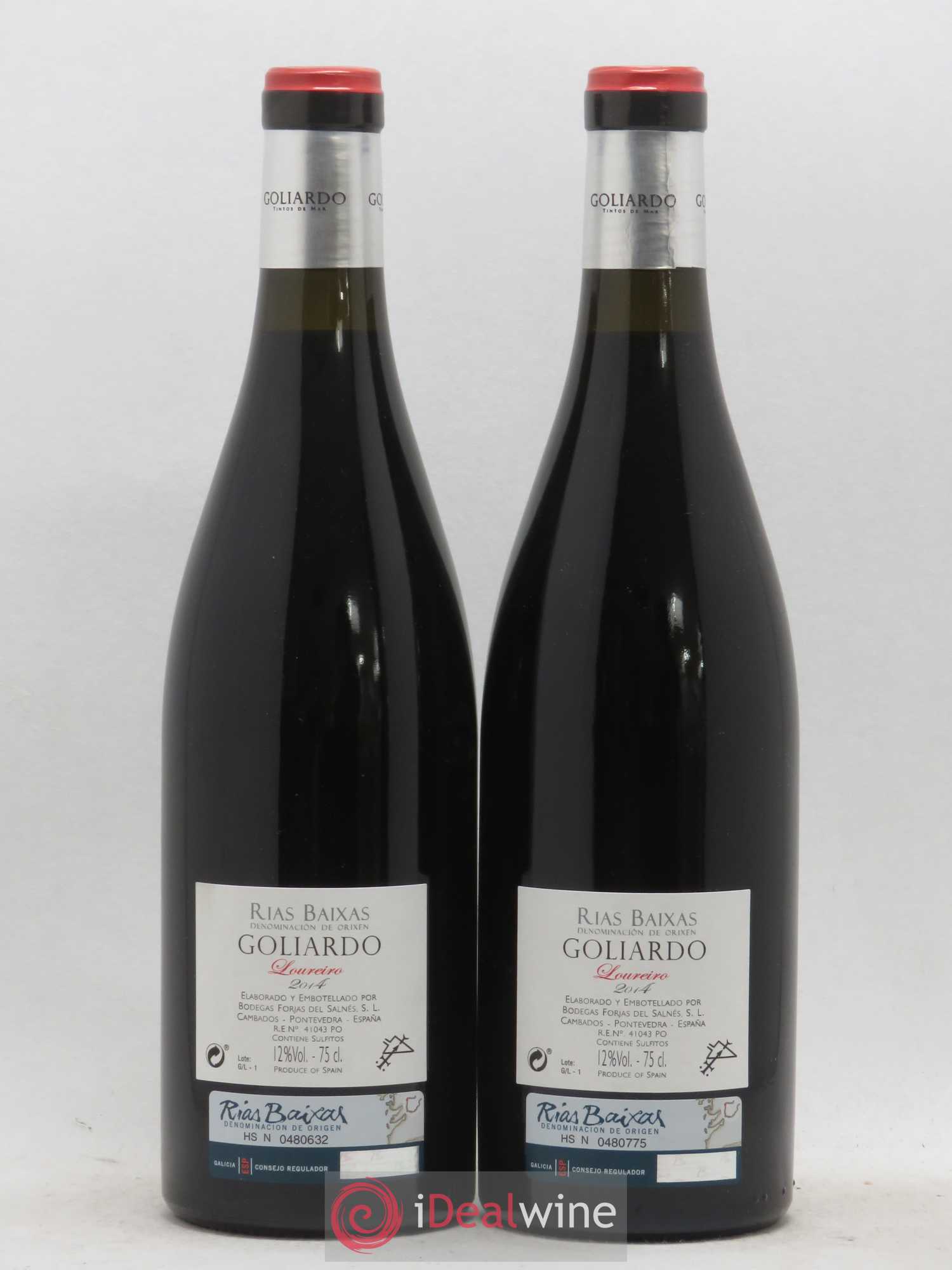 Espagne Rias Baixas Forjas Del Salnes Goliardo Loureiro 2014 - Posten von 2 Flaschen - 1