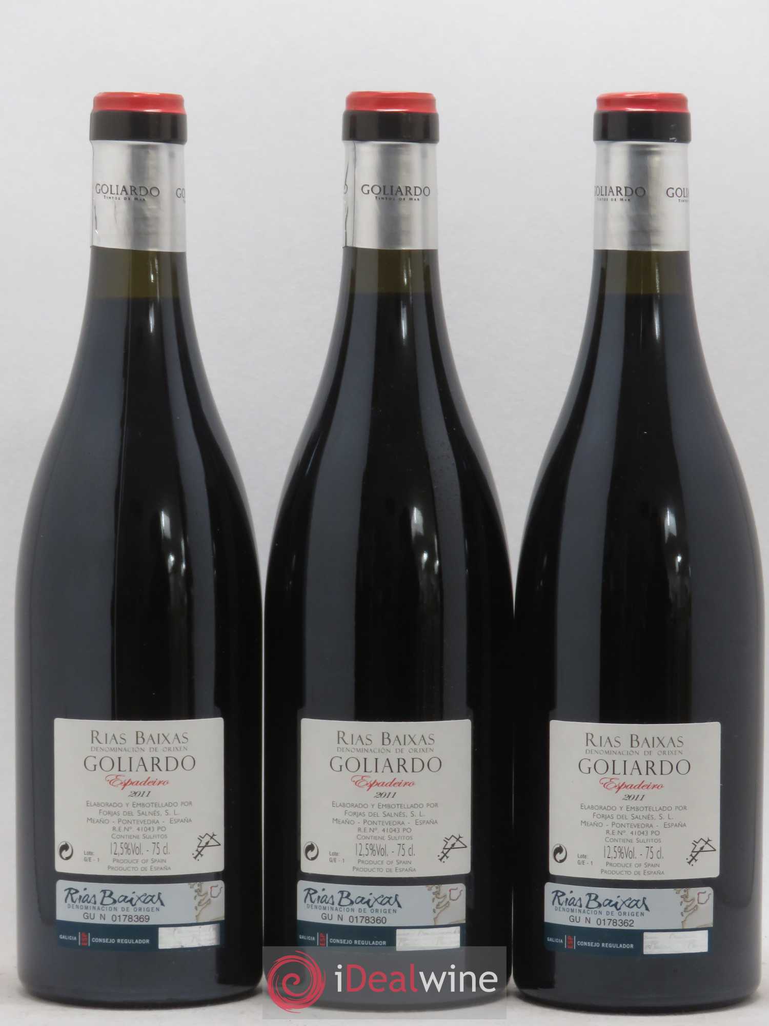 Espagne Rias Baixas Forjas Del Salnes Goliardo Espadeiro 2011 - Posten von 3 Flaschen - 1