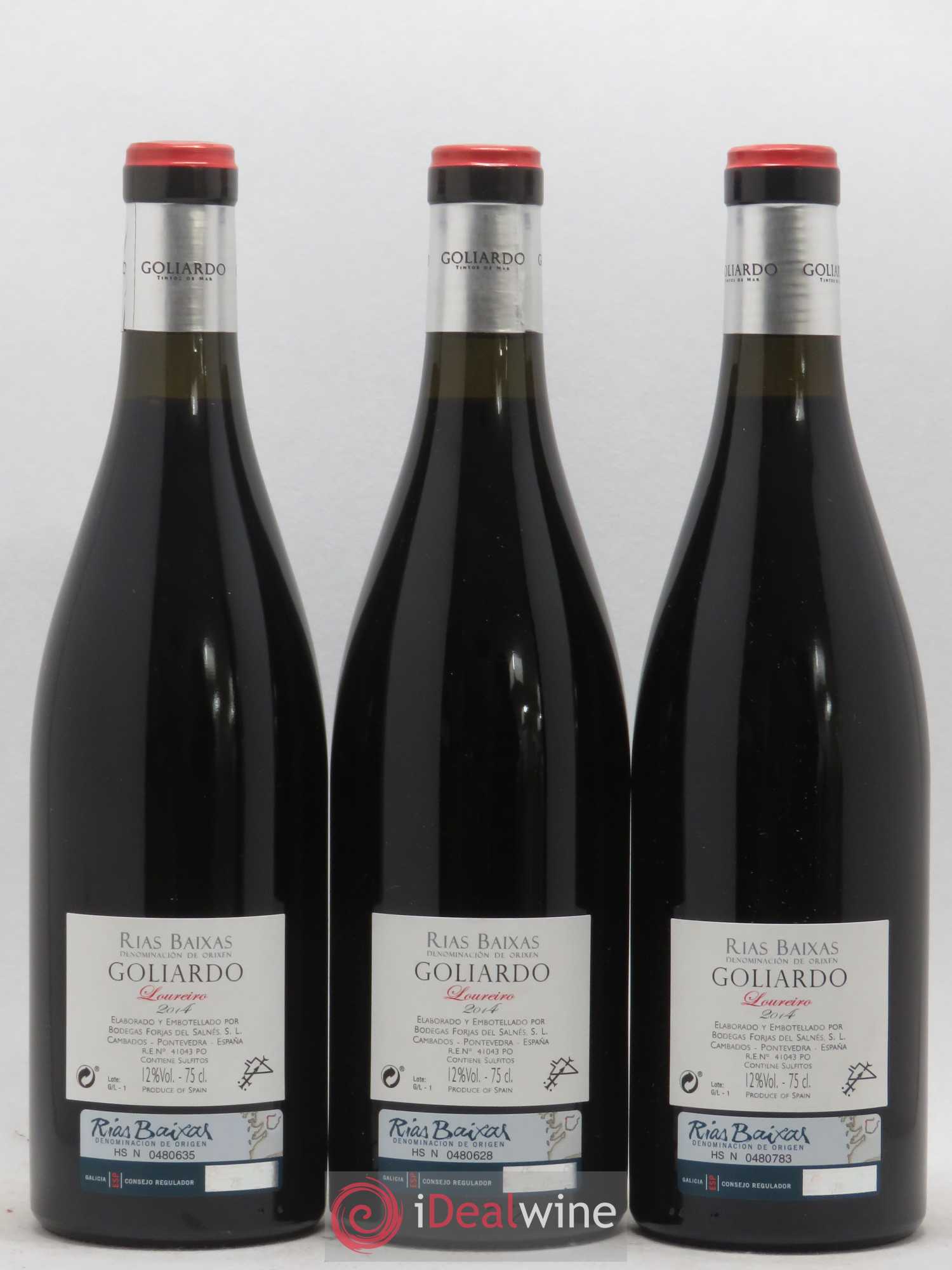 Espagne Rias Baixas Forjas Del Salnes Goliardo Loureiro 2014 - Posten von 6 Flaschen - 2