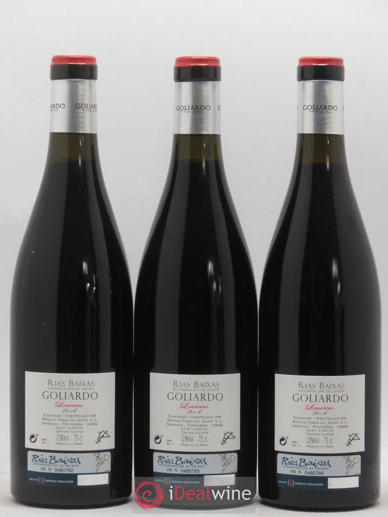 Espagne Rias Baixas Forjas Del Salnes Goliardo Loureiro 2014 - Posten von 3 Flaschen - 1