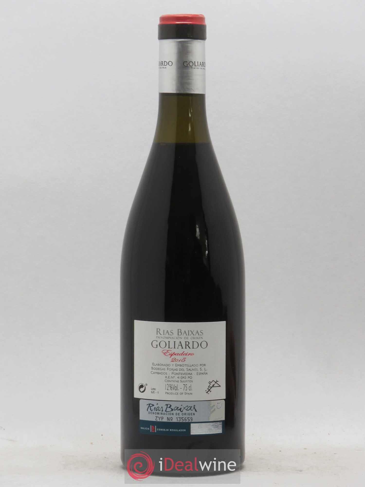 Espagne Rias Baixas Goliardo Espadeiro 2015 - Posten von 1 Flasche - 1