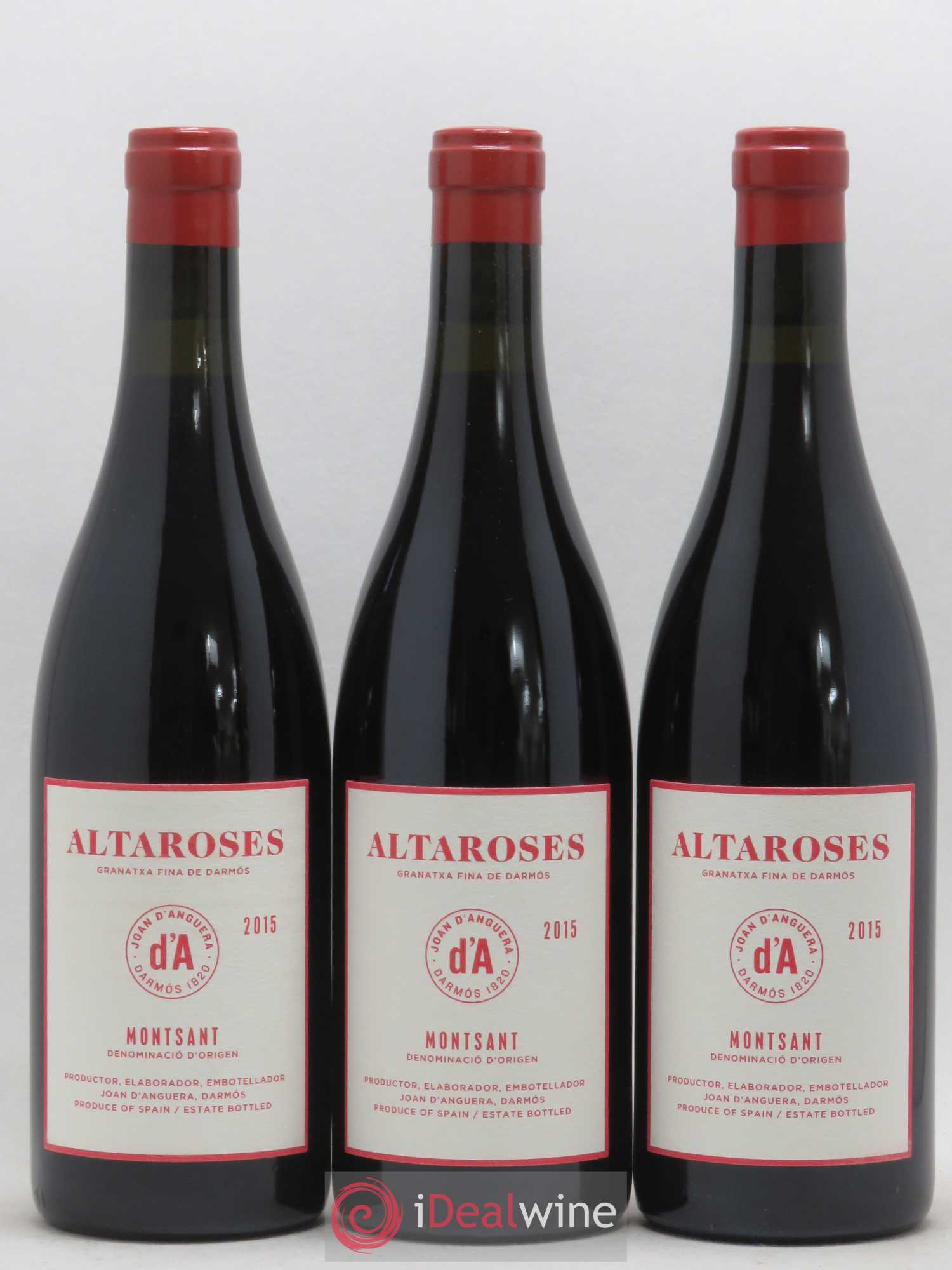 Montsant DO Altaroses Joan Anguera 2015 - Posten von 12 Flaschen - 2