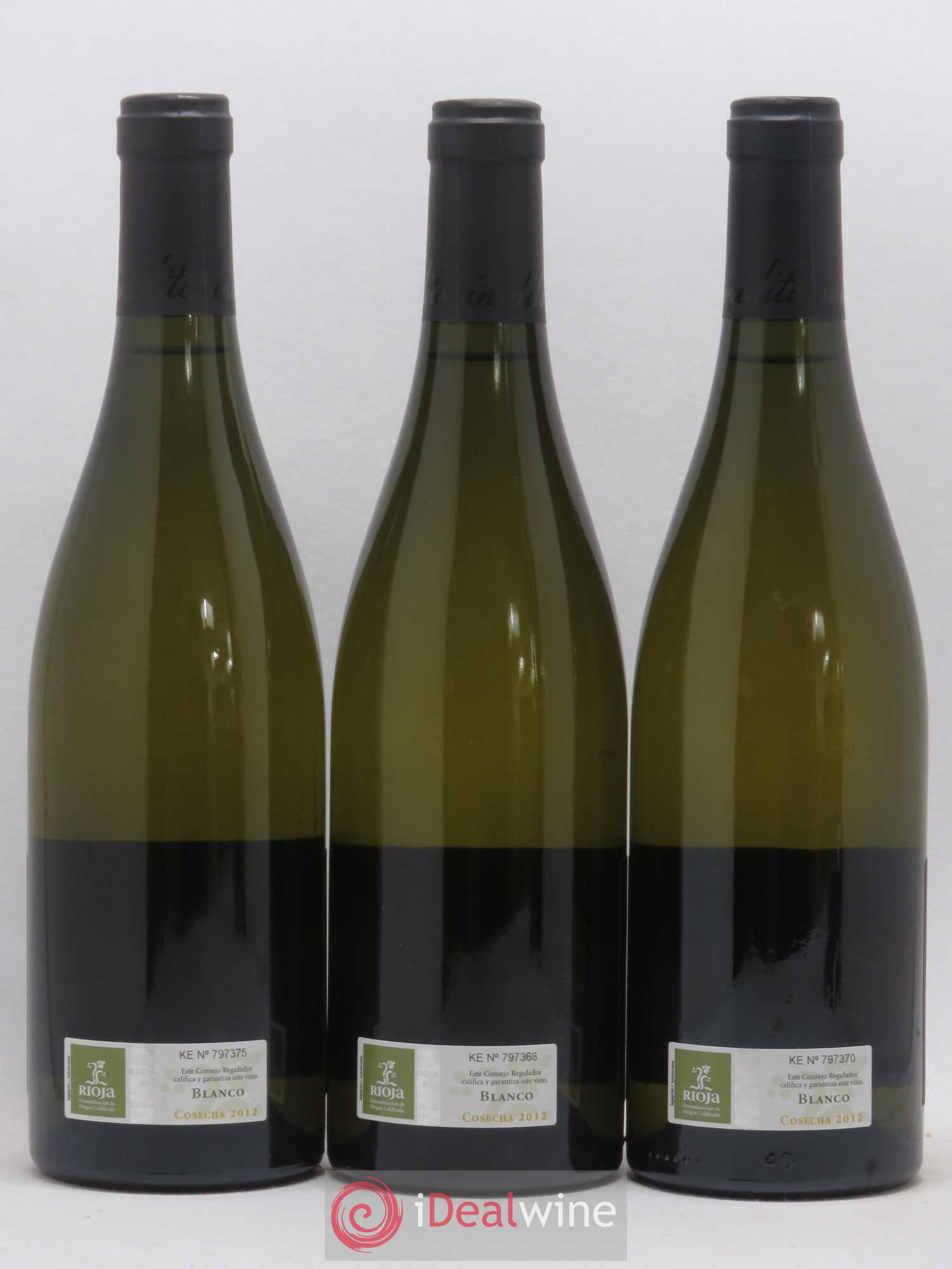 Rioja DOCA Lacus Inedito Blanco 2012 - Lotto di 3 bottiglie - 1