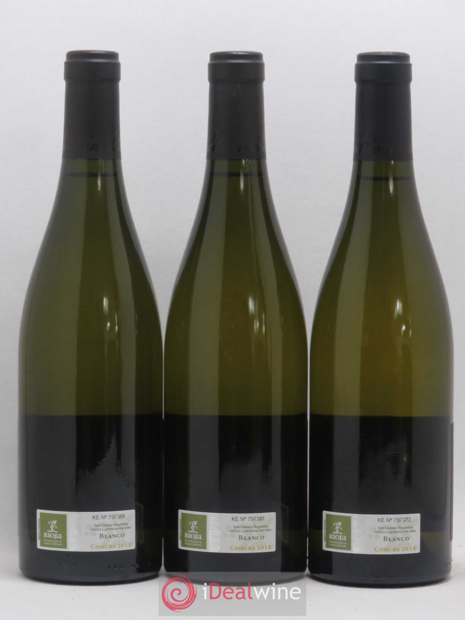Rioja DOCA Lacus Inedito Blanco 2012 - Lotto di 3 bottiglie - 1