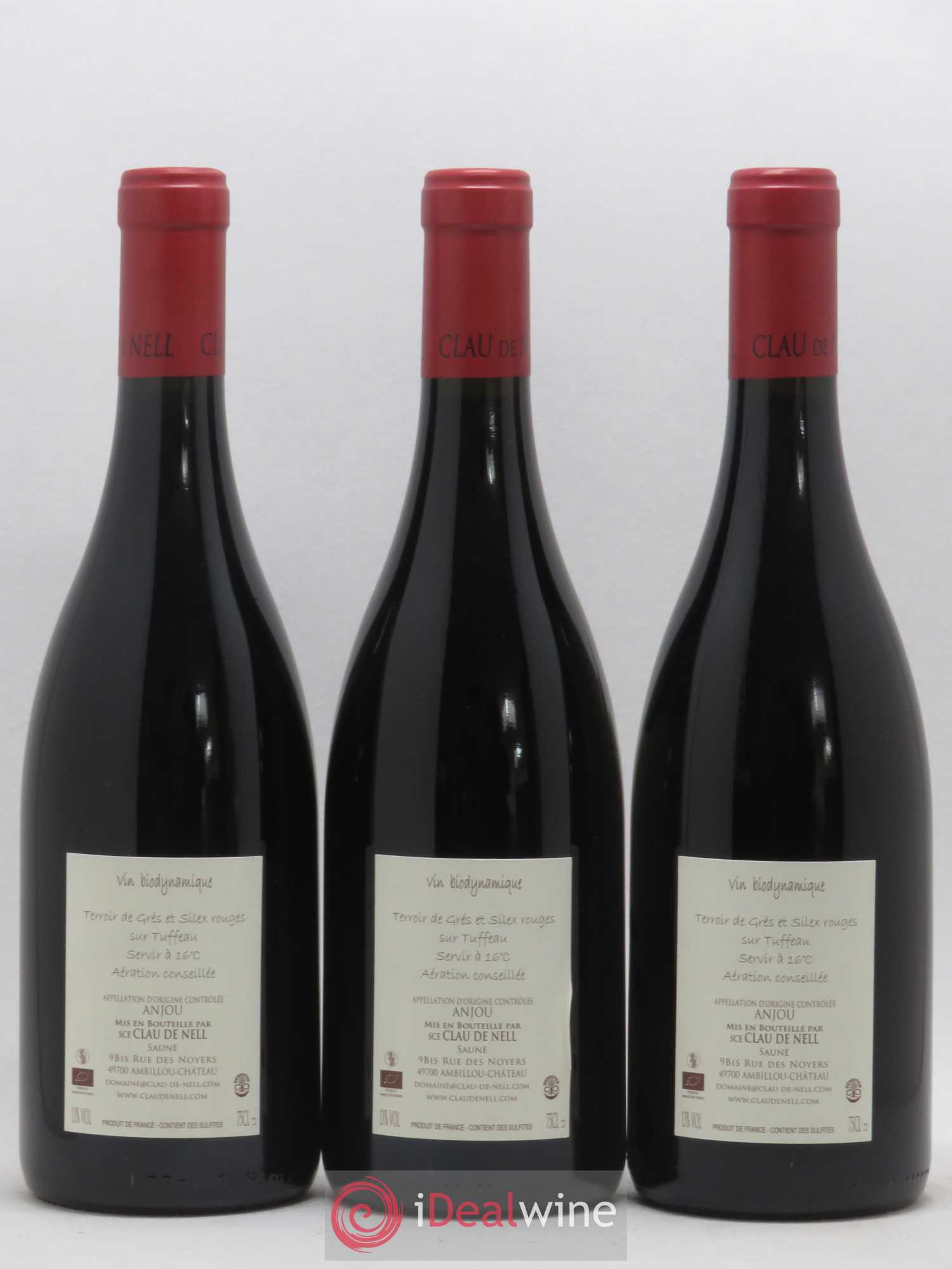 Anjou Cabernet franc Clau de Nell 2015 - Lot de 3 bouteilles - 1