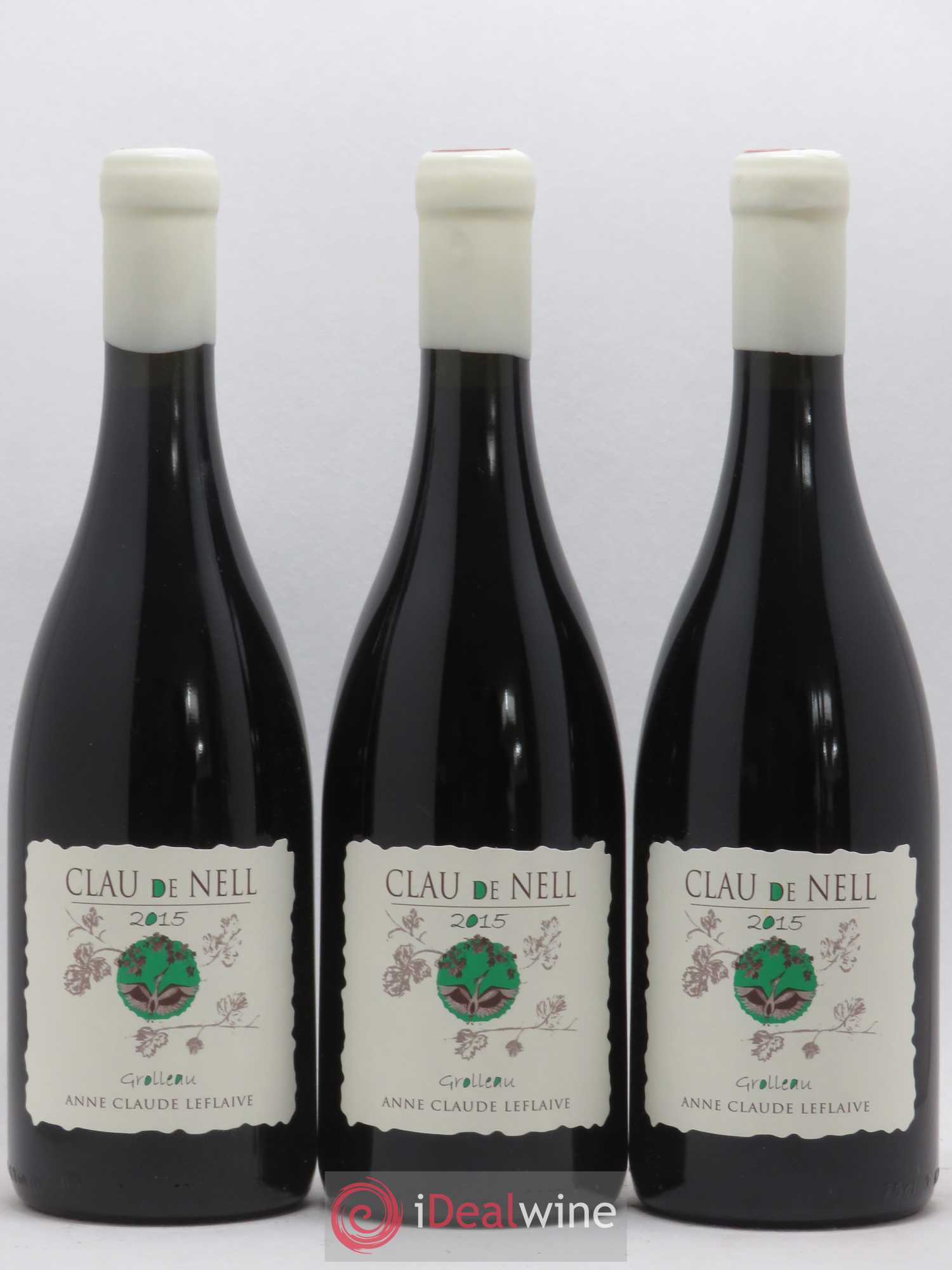 Val de Loire Grolleau Clau de Nell 2015 - Lot de 3 bouteilles - 0