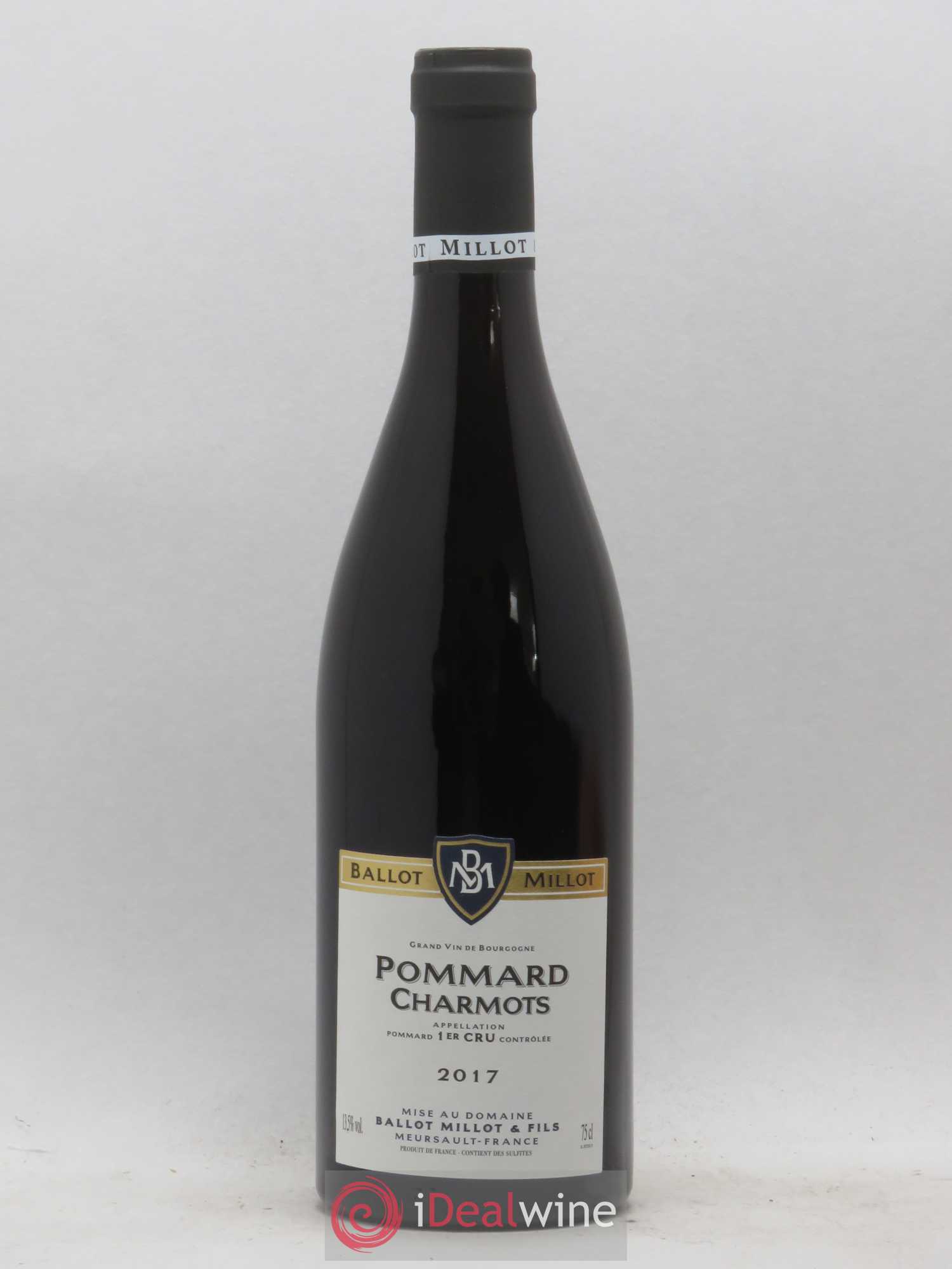 Pommard 1er Cru Charmots Ballot Millot 2017 - Posten von 1 Flasche - 0