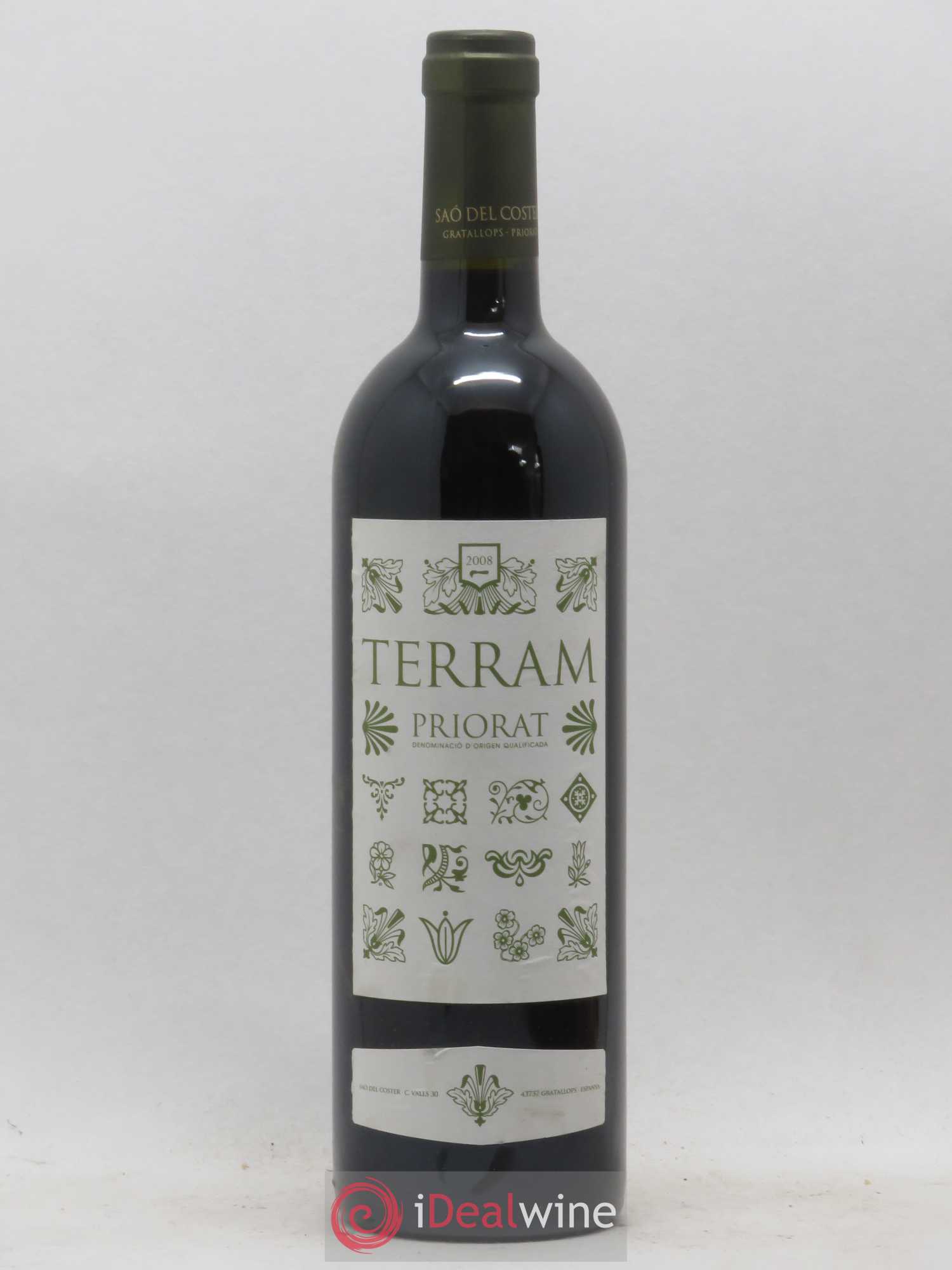 Priorat DOCA Terram Sao Del Colster 2008 - Lot de 1 bouteille - 0