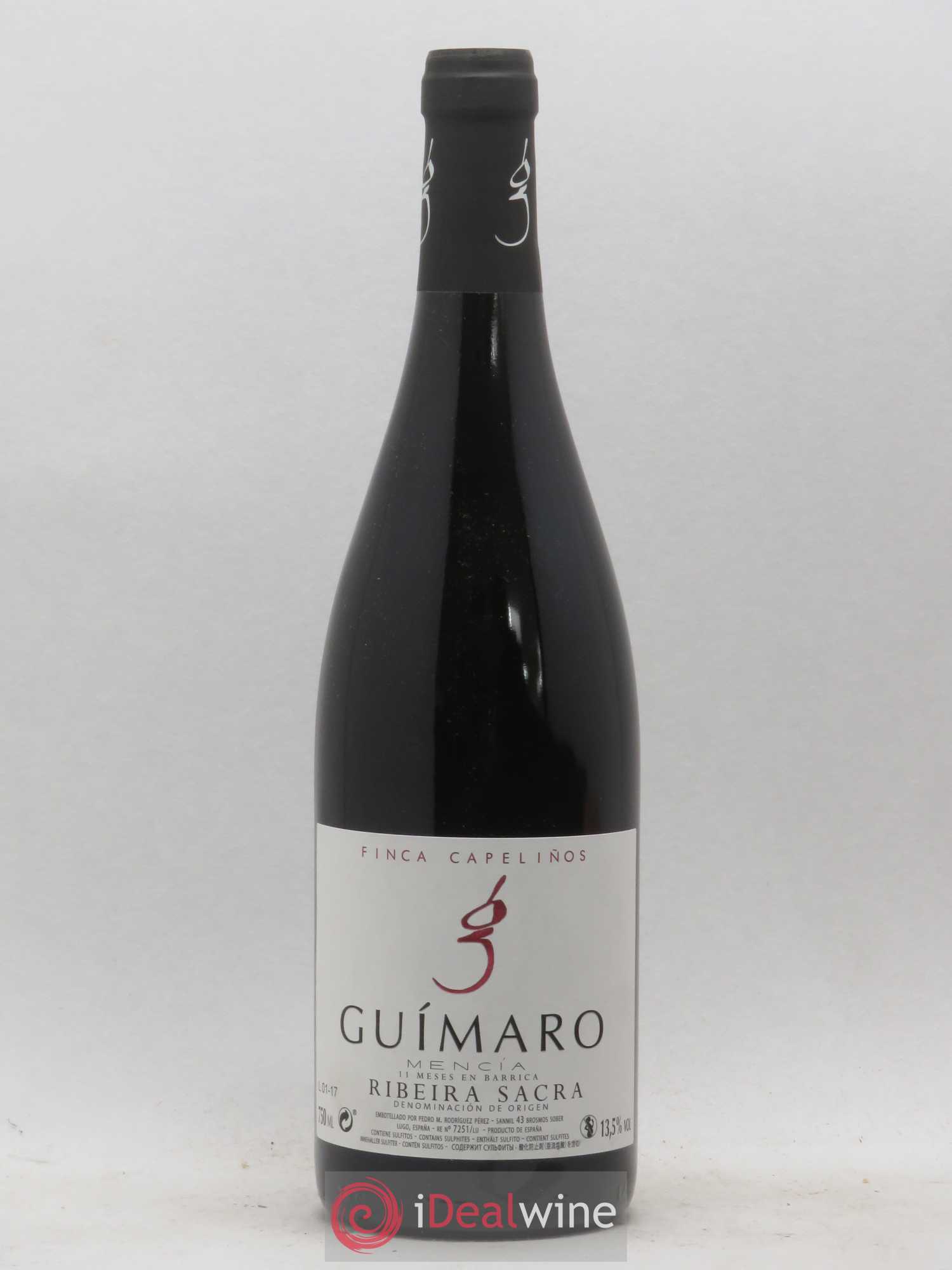 Espagne Ribeira Sacra Mencia Finca Capelinos Guimaro 2017 - Posten von 1 Flasche - 0