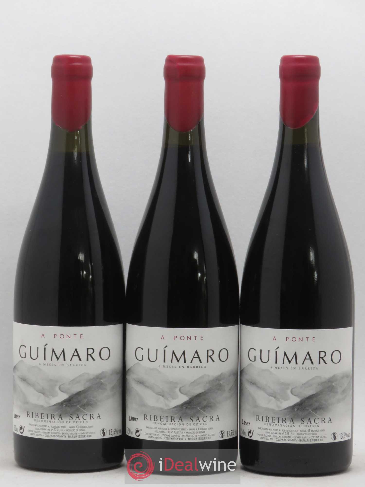 Espagne Ribeira Sacra A Ponte Guimaro 2017 - Lot de 6 bouteilles - 2