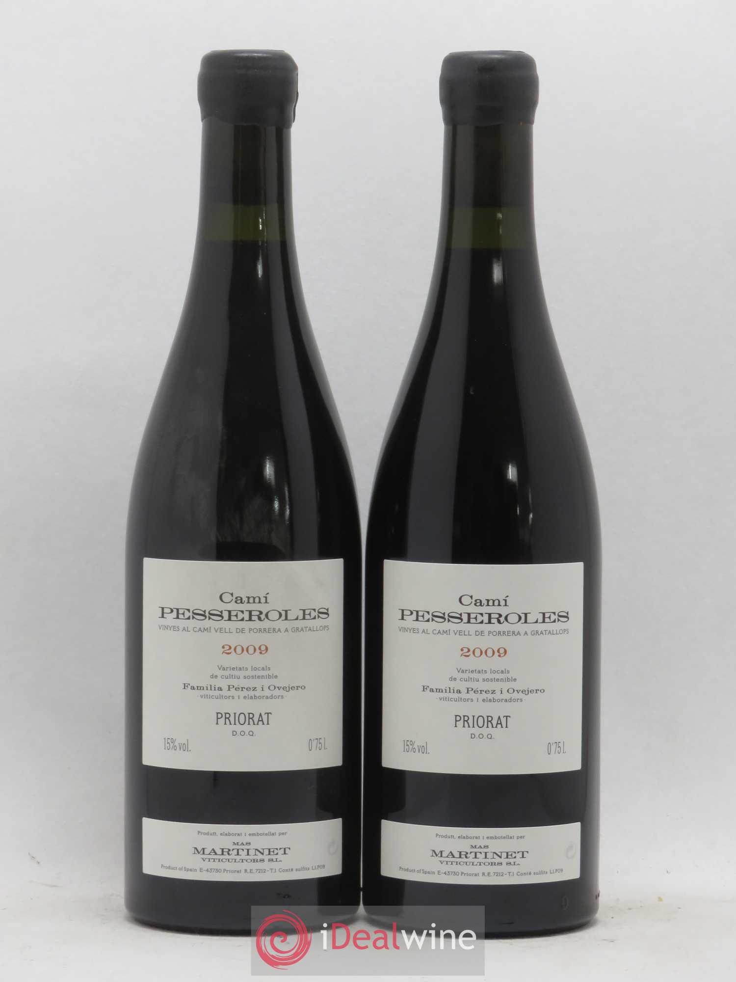 Priorat DOCA Cami Pesseroles Mas Martinet 2009 - Posten von 2 Flaschen - 0