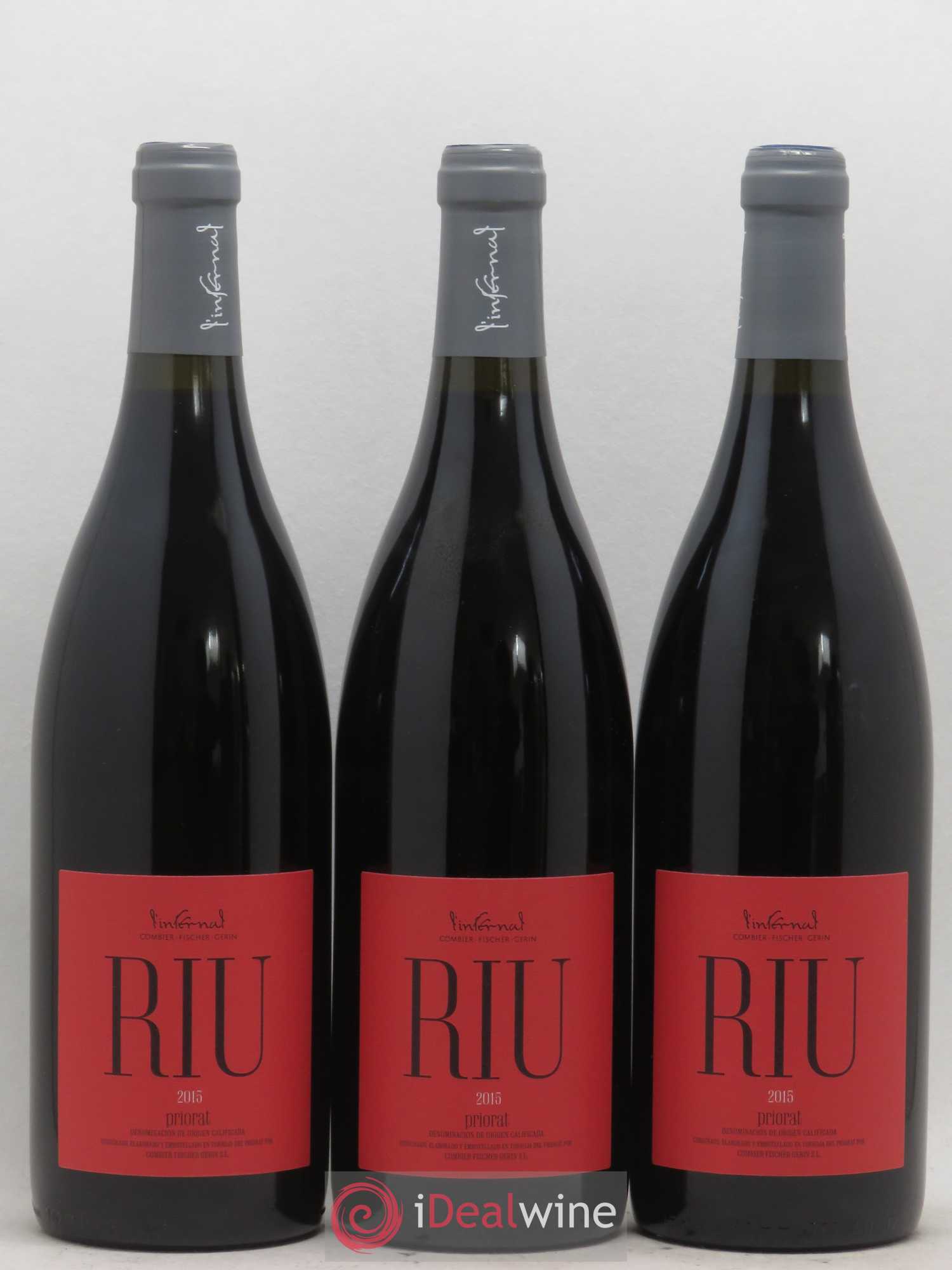 Priorat Trio infernal RIU Laurent Combier - Peter Fischer - Jean Michel Gerin 2015 - Lot de 6 bouteilles - 1