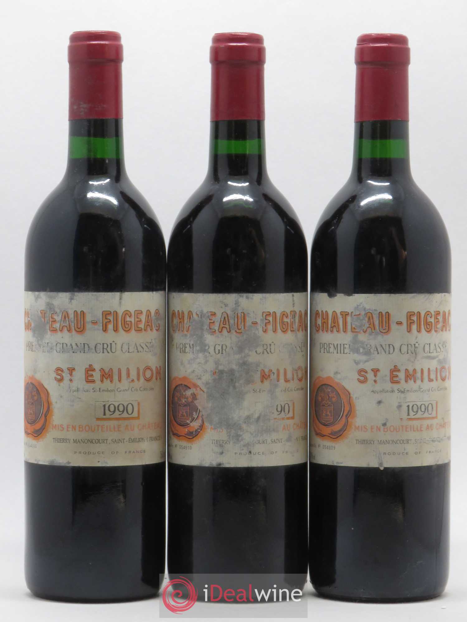 Château Figeac 1er Grand Cru Classé A 1990 - Lot de 12 bouteilles - 3