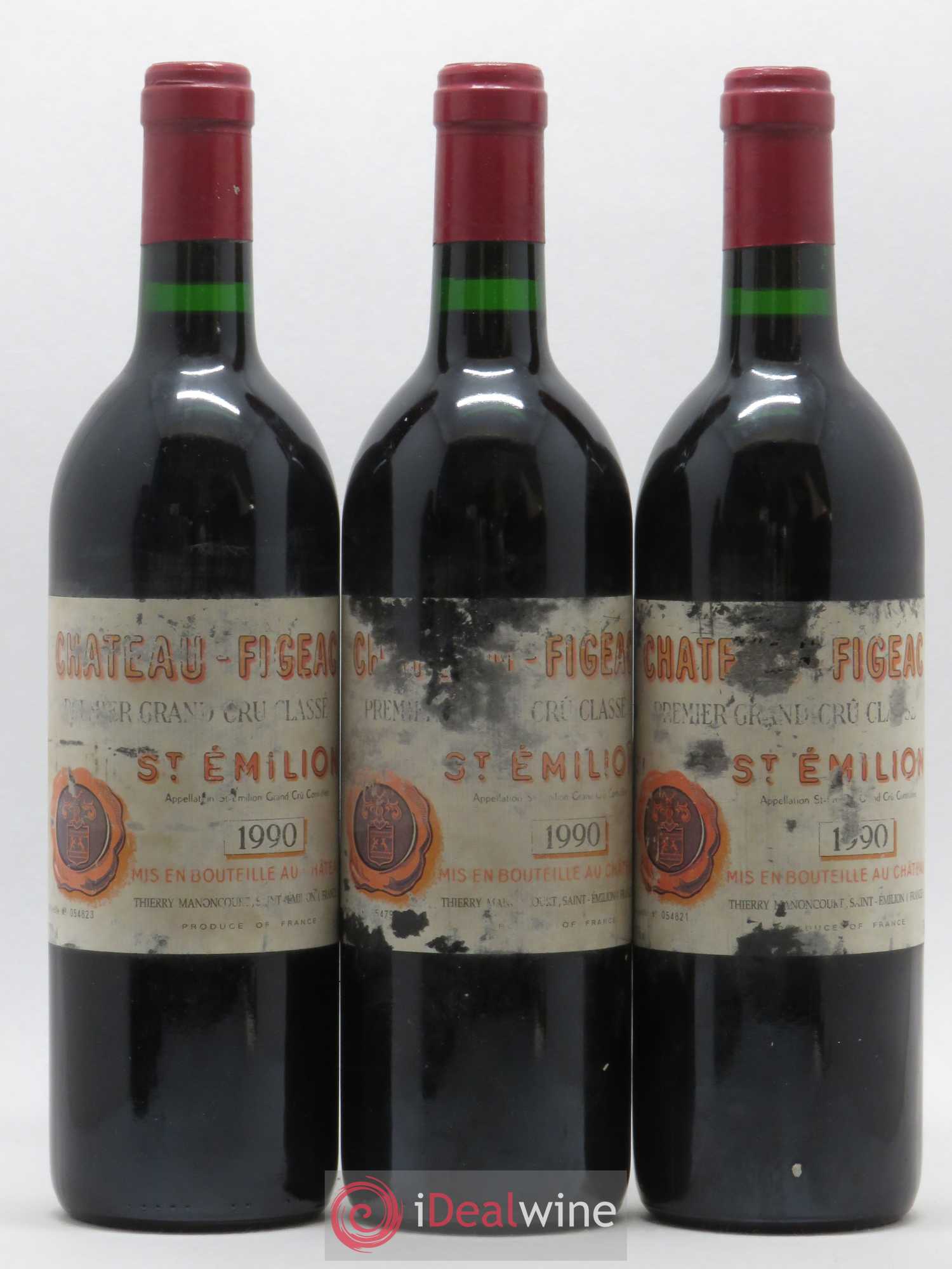 Château Figeac 1er Grand Cru Classé A 1990 - Lot de 12 bouteilles - 4